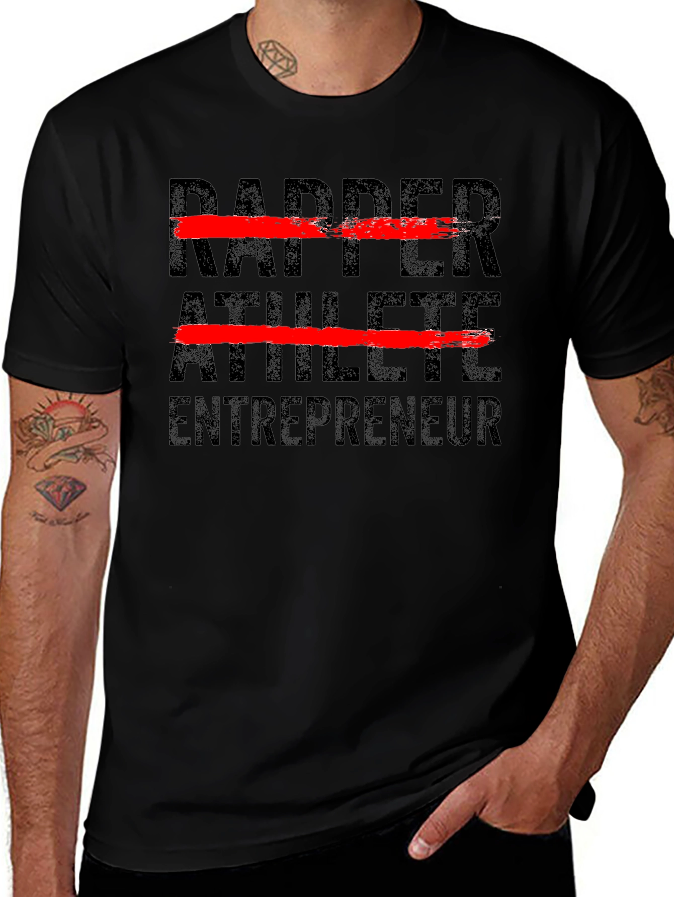 Rapper Athlete Entrepreneur Graphic T-Shirt