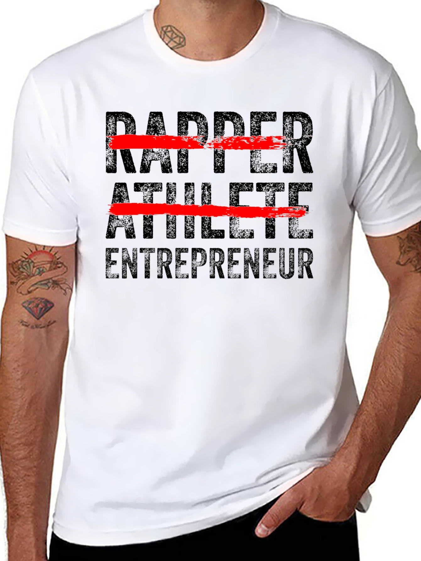 Rapper Athlete Entrepreneur Graphic T-Shirt