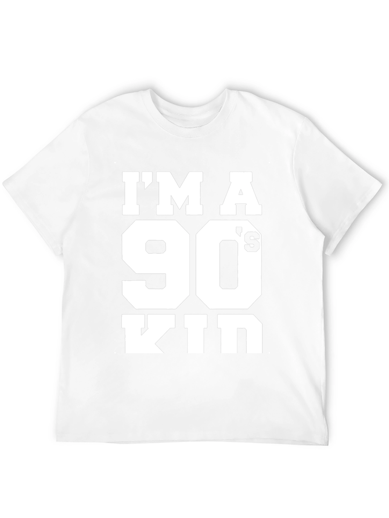 90s Kid Black Graphic T-Shirt