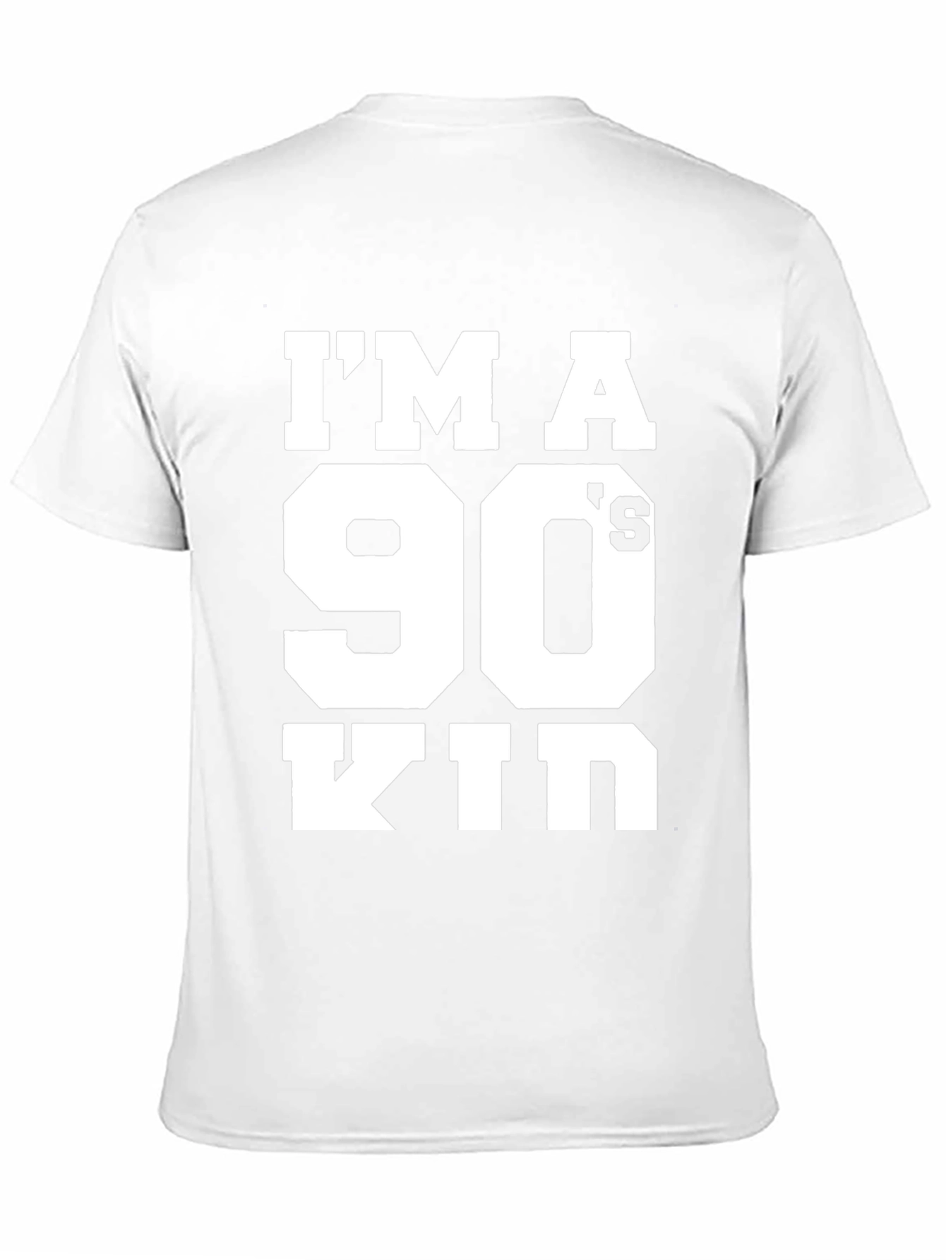 90s Kid Black Graphic T-Shirt