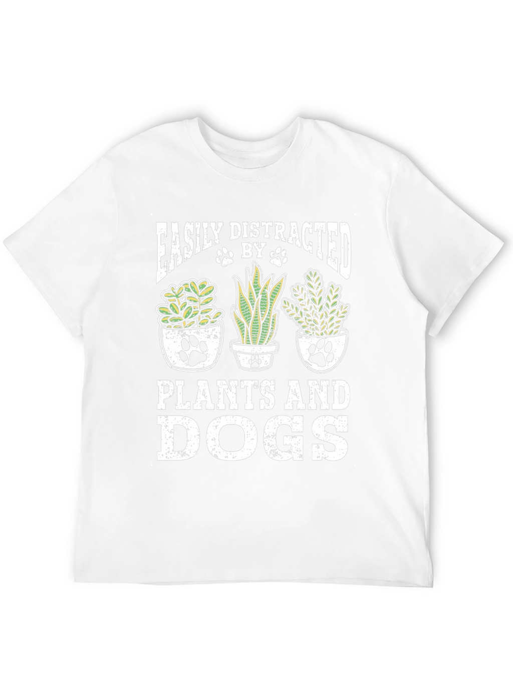 Easily Distracted by Plants and Dogs T-Shirt