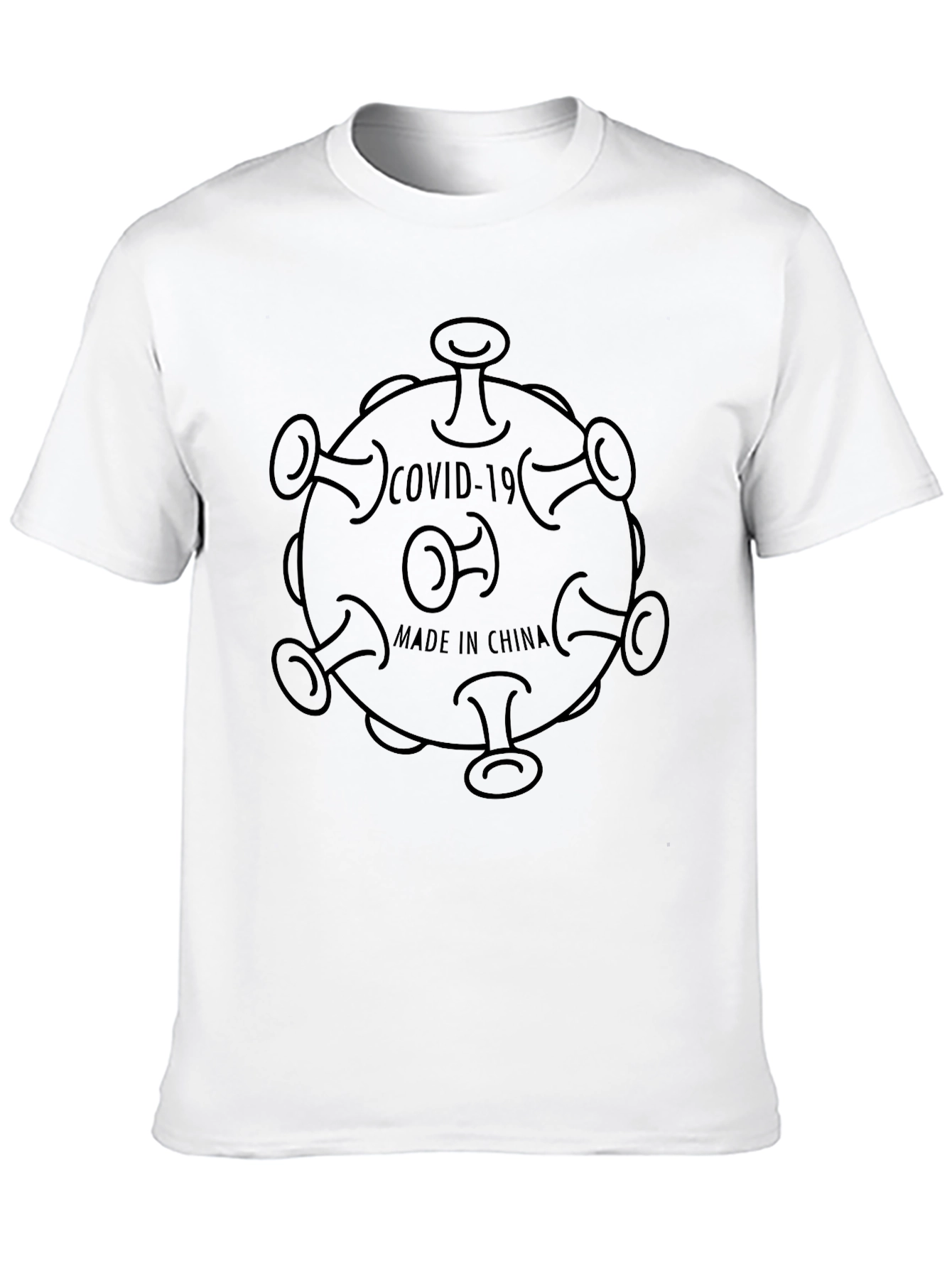 Novelty COVID-19 Made in China T-Shirt