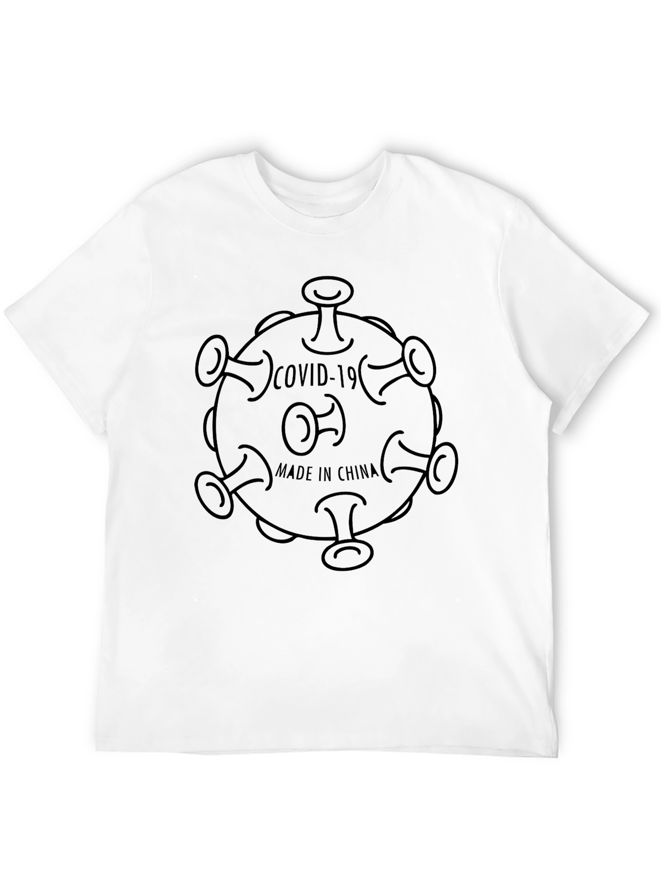 Novelty COVID-19 Made in China T-Shirt
