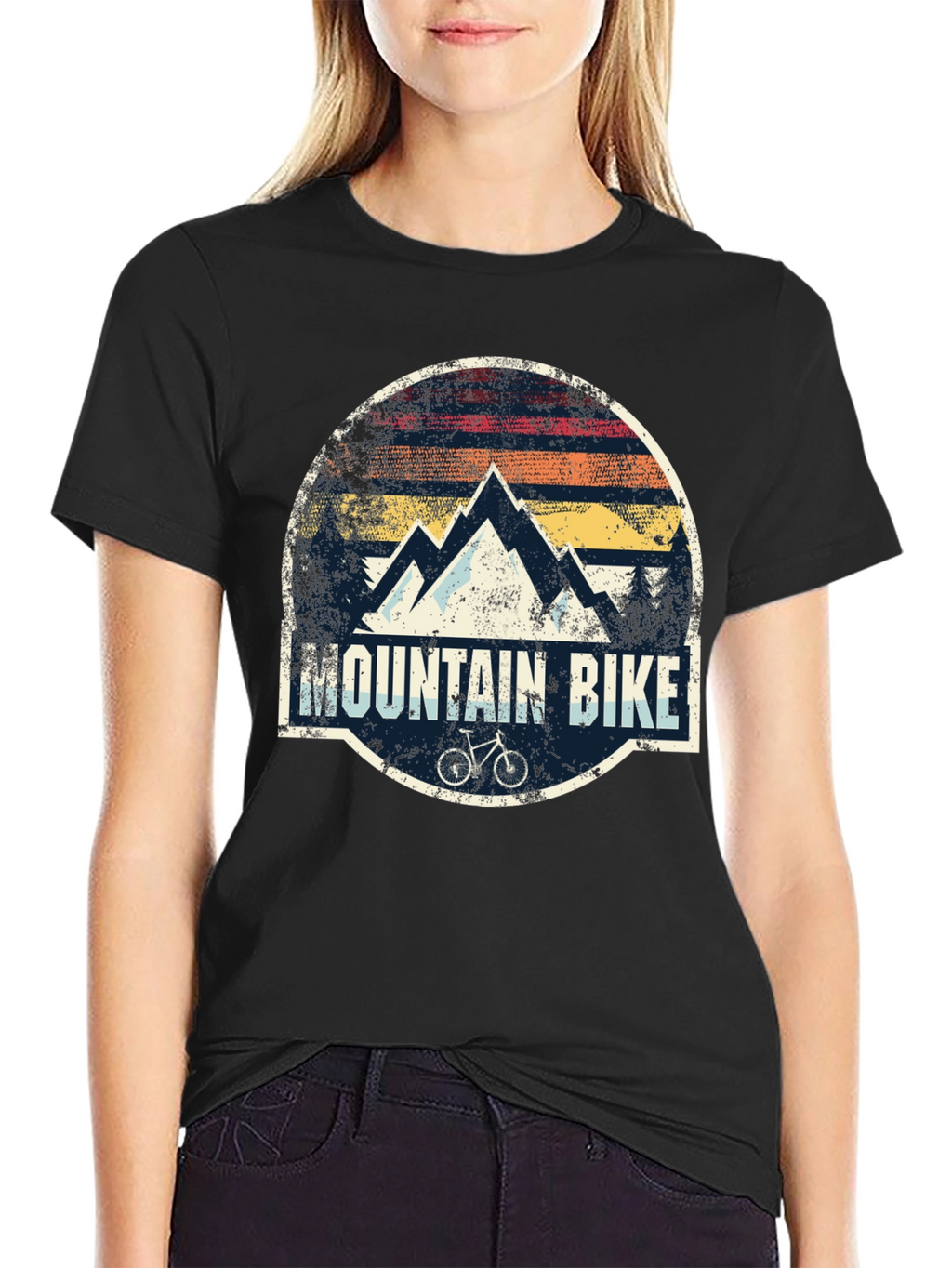 Mountain Bike Graphic Tee - Outdoor Adventure Shirt