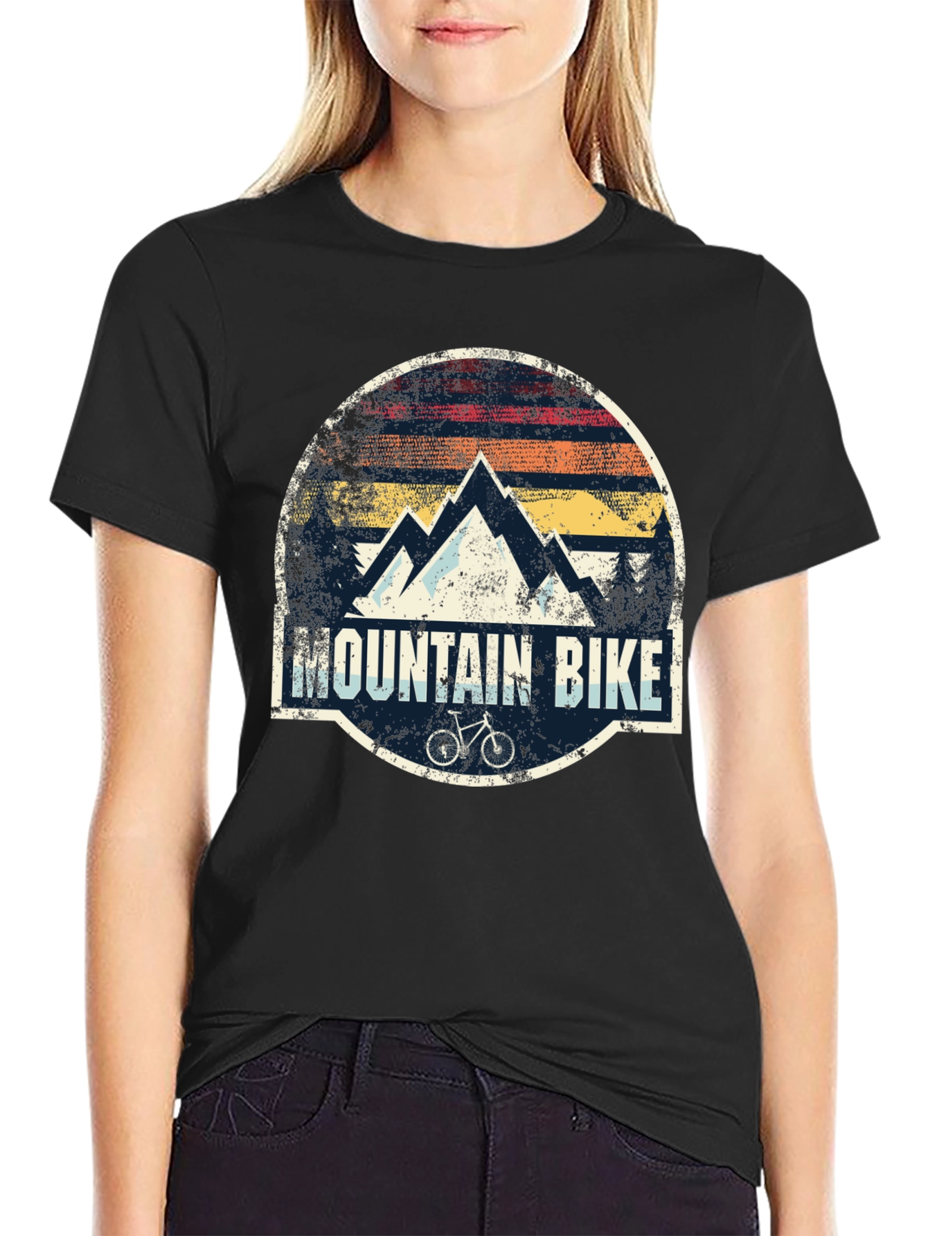 Mountain Bike Graphic Tee - Outdoor Adventure Shirt