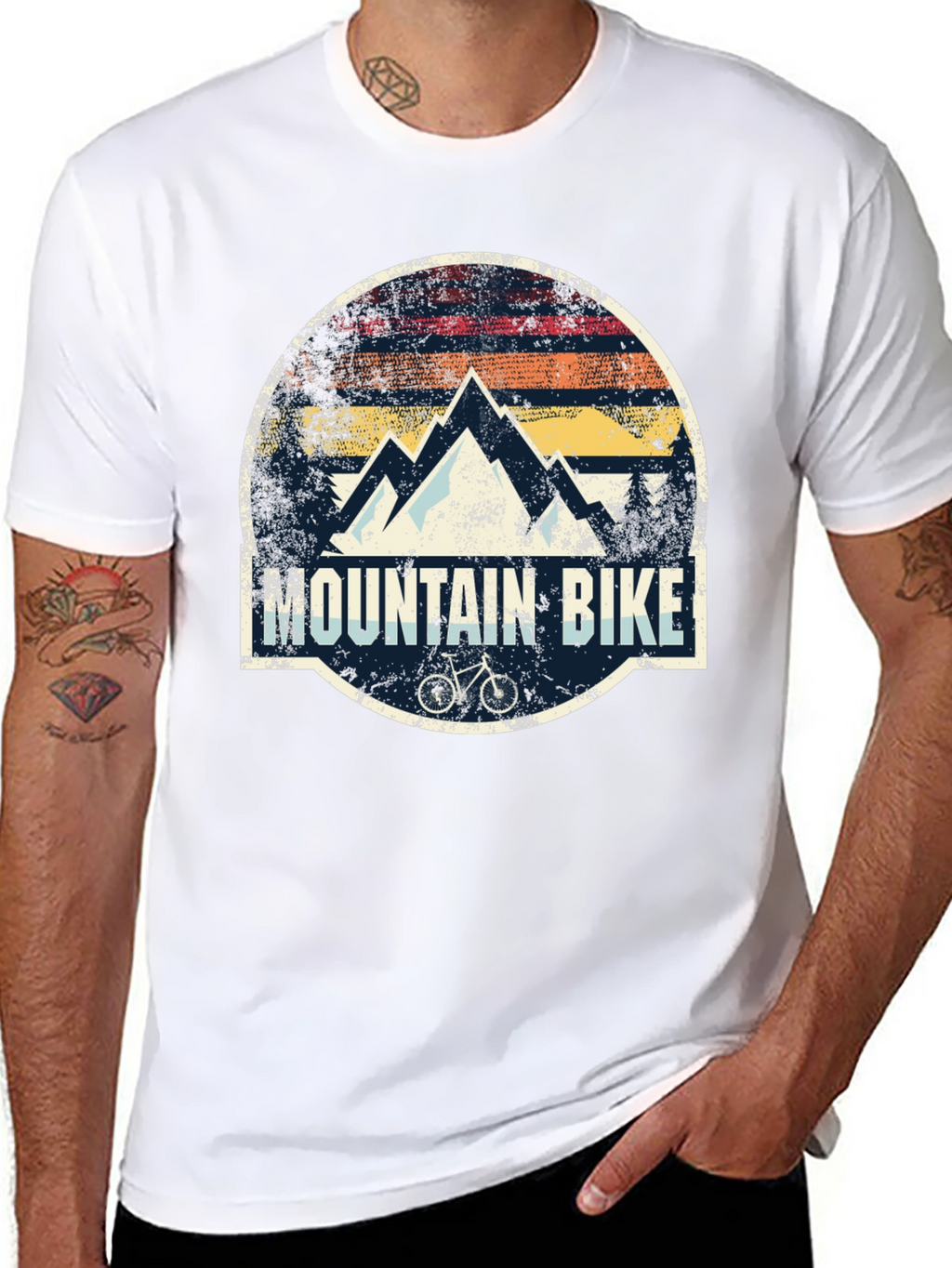 Mountain Bike Graphic Tee - Outdoor Adventure Shirt