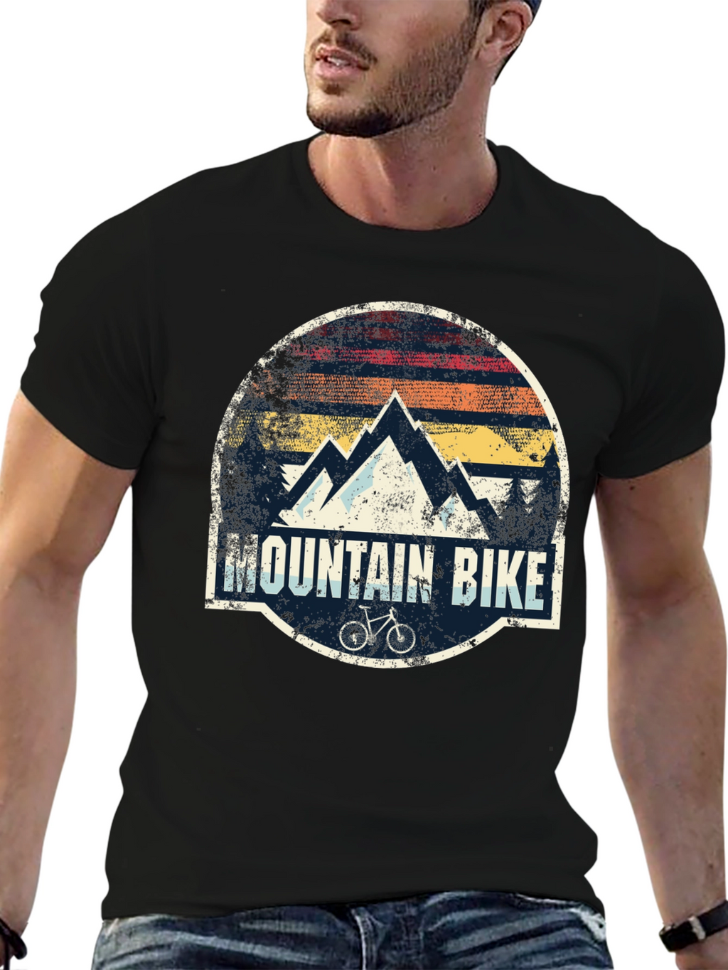 Mountain Bike Graphic Tee - Outdoor Adventure Shirt