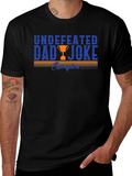 Undefeated Dad Joke Champion Graphic T-Shirt