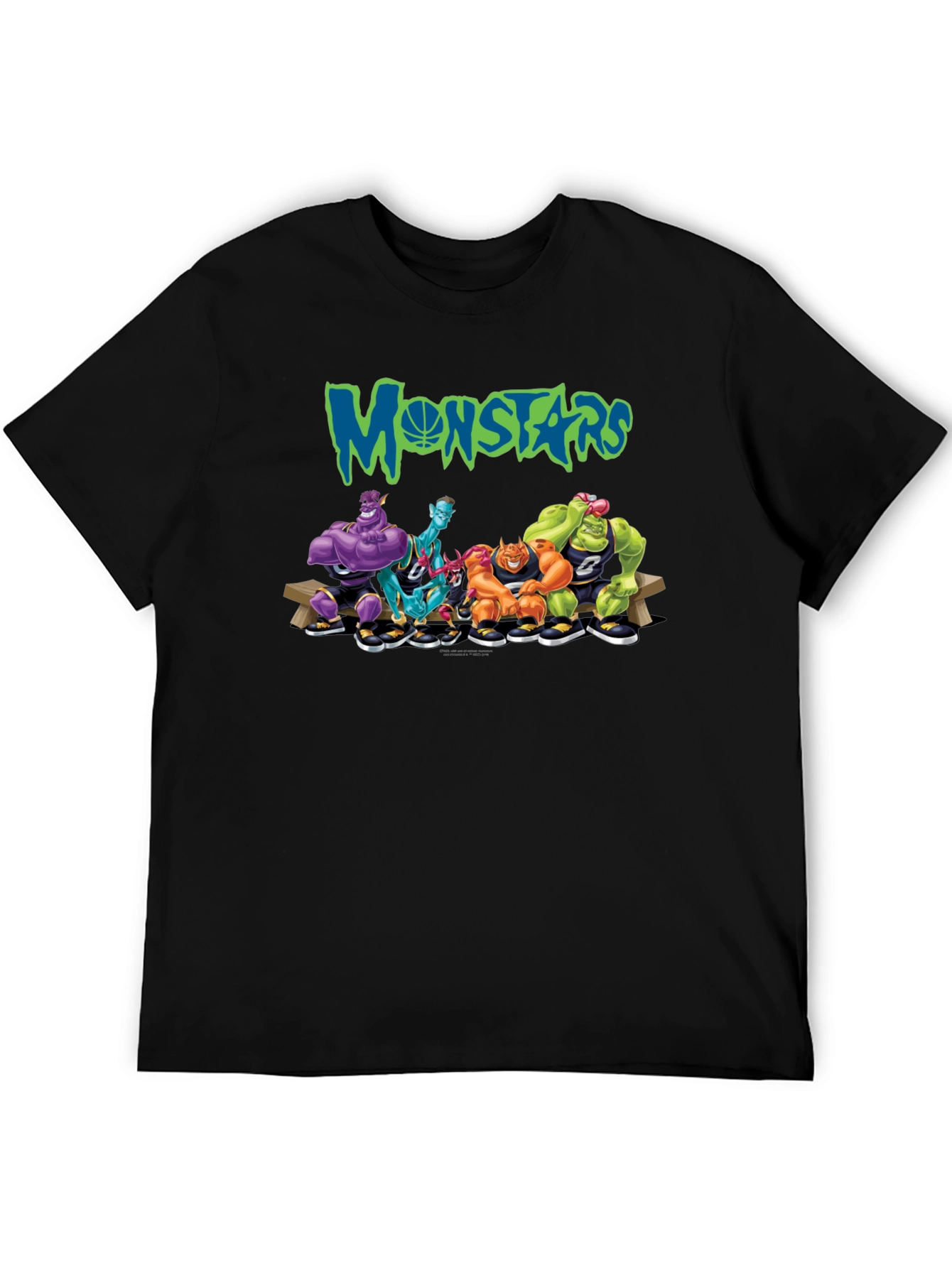 Monstars Space Jam Inspired Black T-Shirt