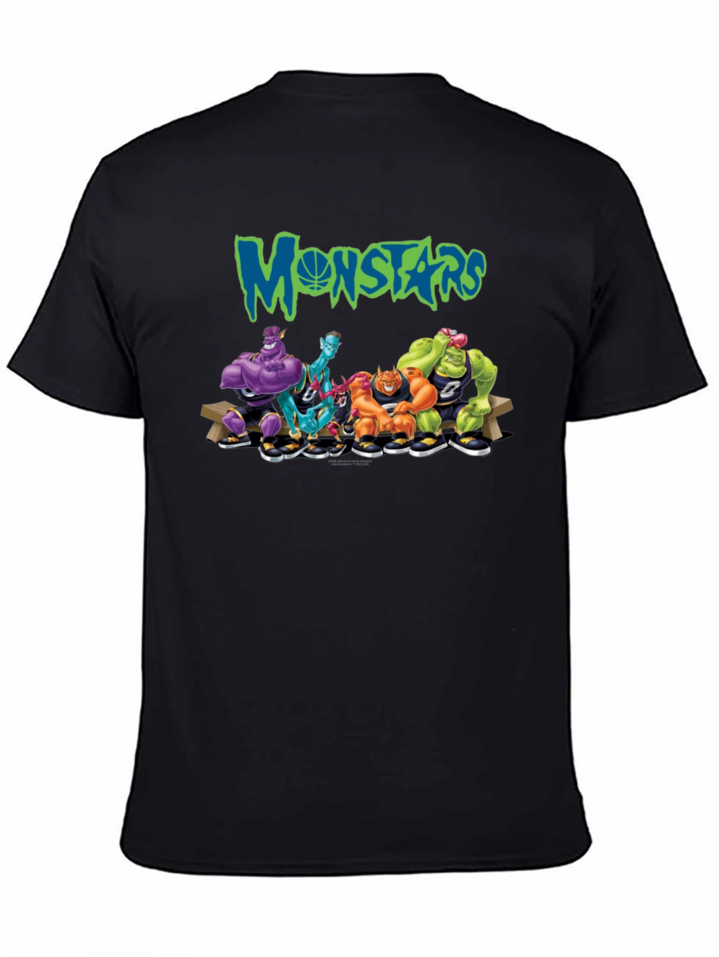 Monstars Space Jam Inspired Black T-Shirt