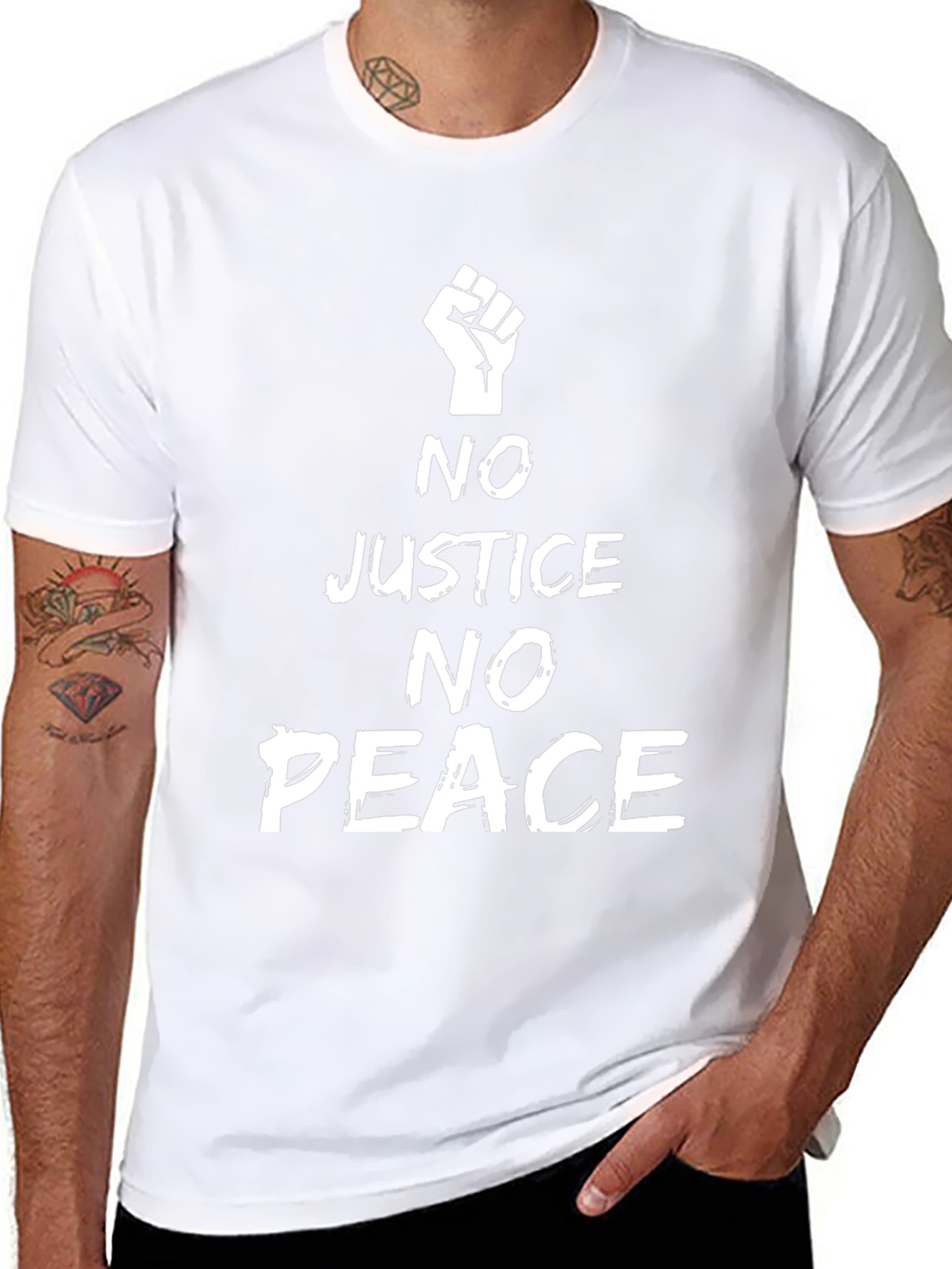 No Justice No Peace Graphic Tee