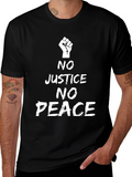 No Justice No Peace Graphic Tee
