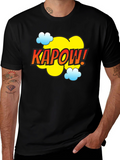 Kapow Comic Style Graphic Tee - Fun & Bold