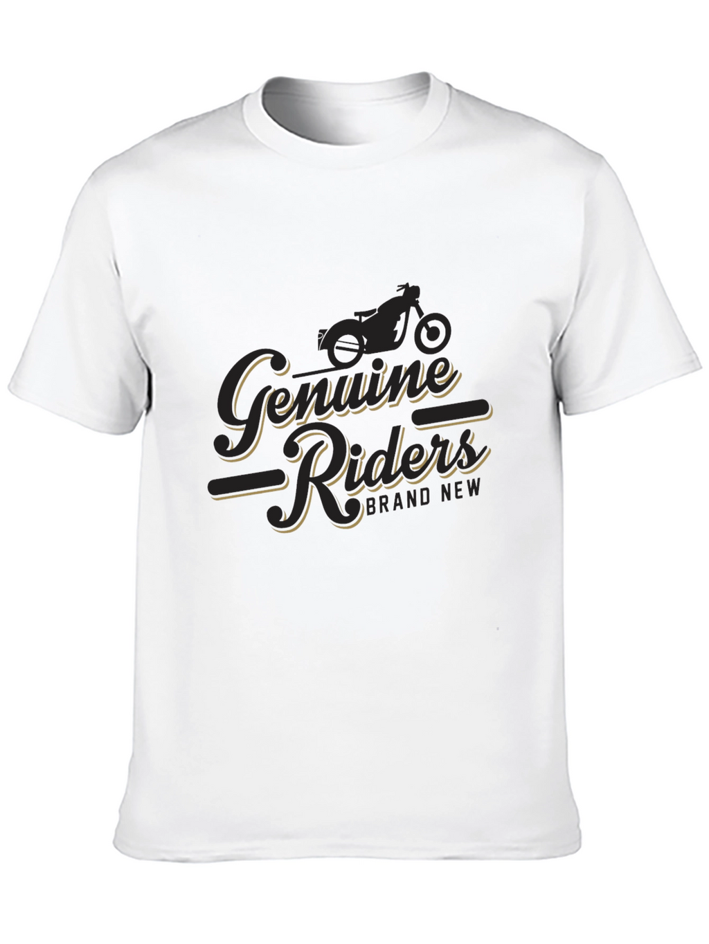 Genuine Riders Black T-Shirt
