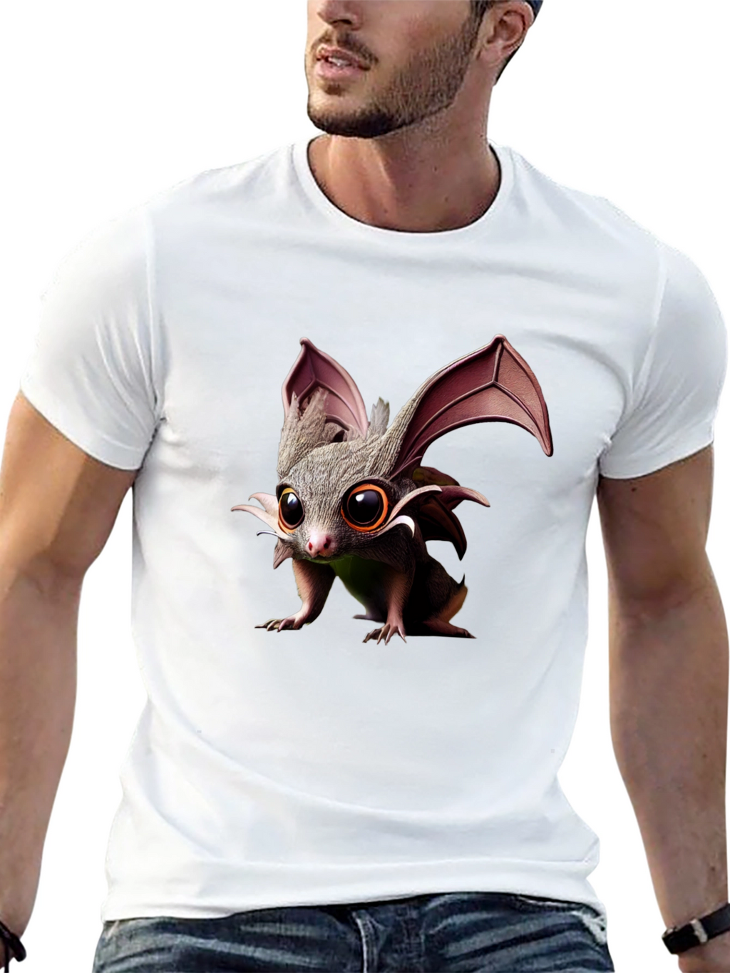 Cute Bat T-Shirt - Unisex Black Tee