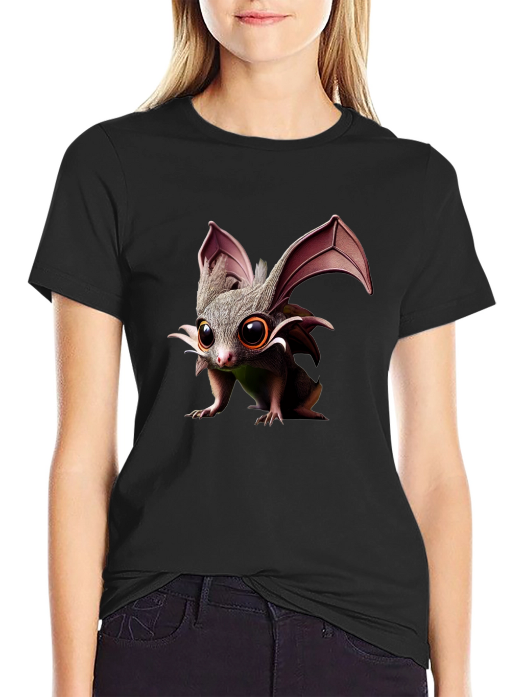 Cute Bat T-Shirt - Unisex Black Tee