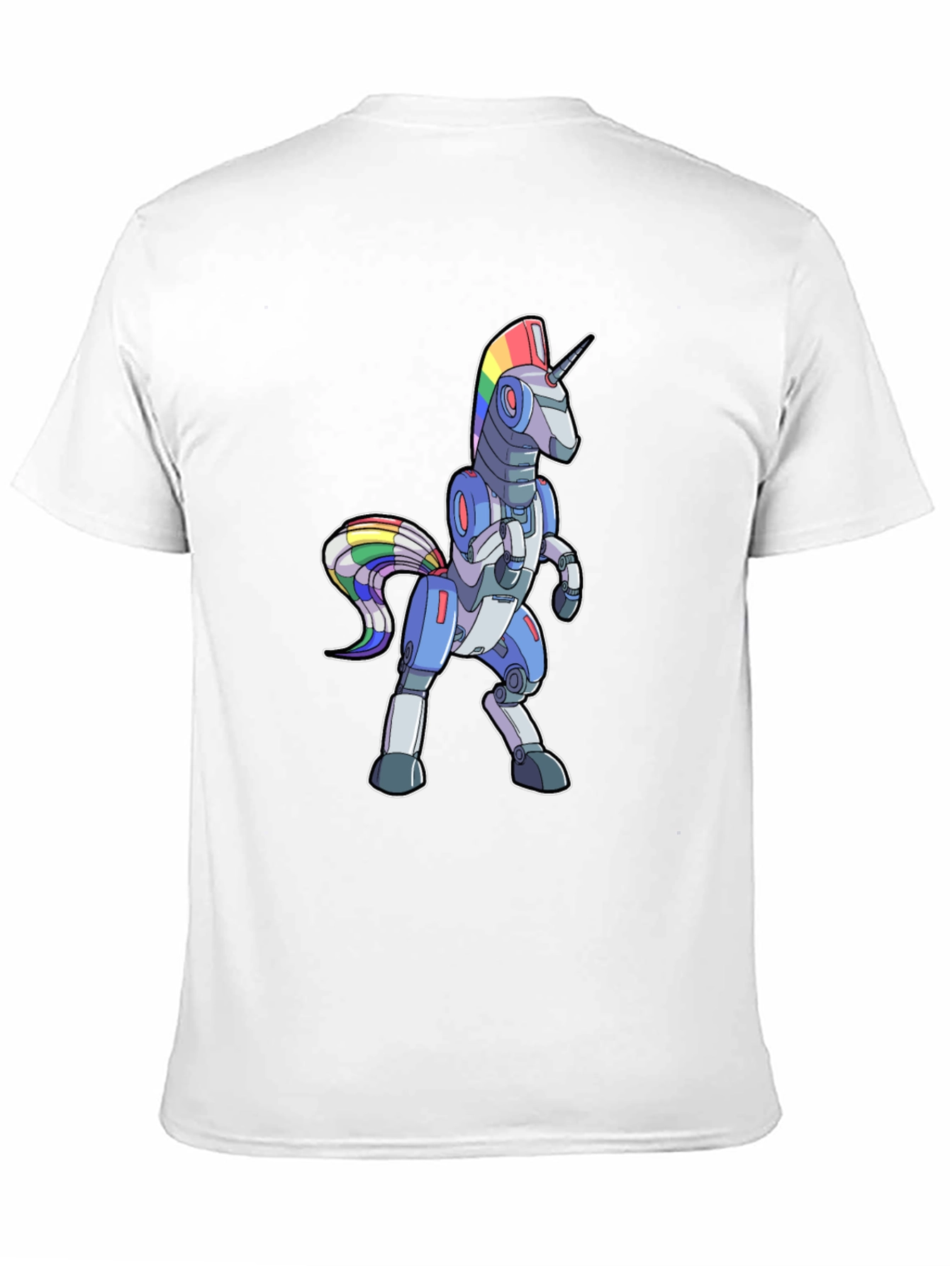 Robot Unicorn Rainbow T-Shirt