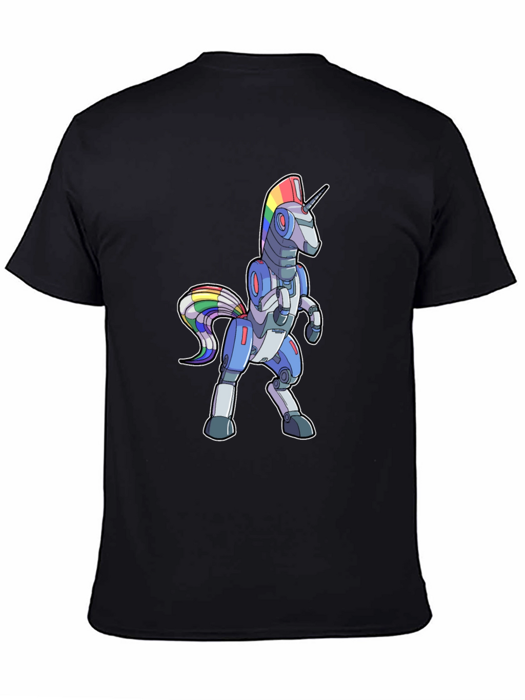 Robot Unicorn Rainbow T-Shirt