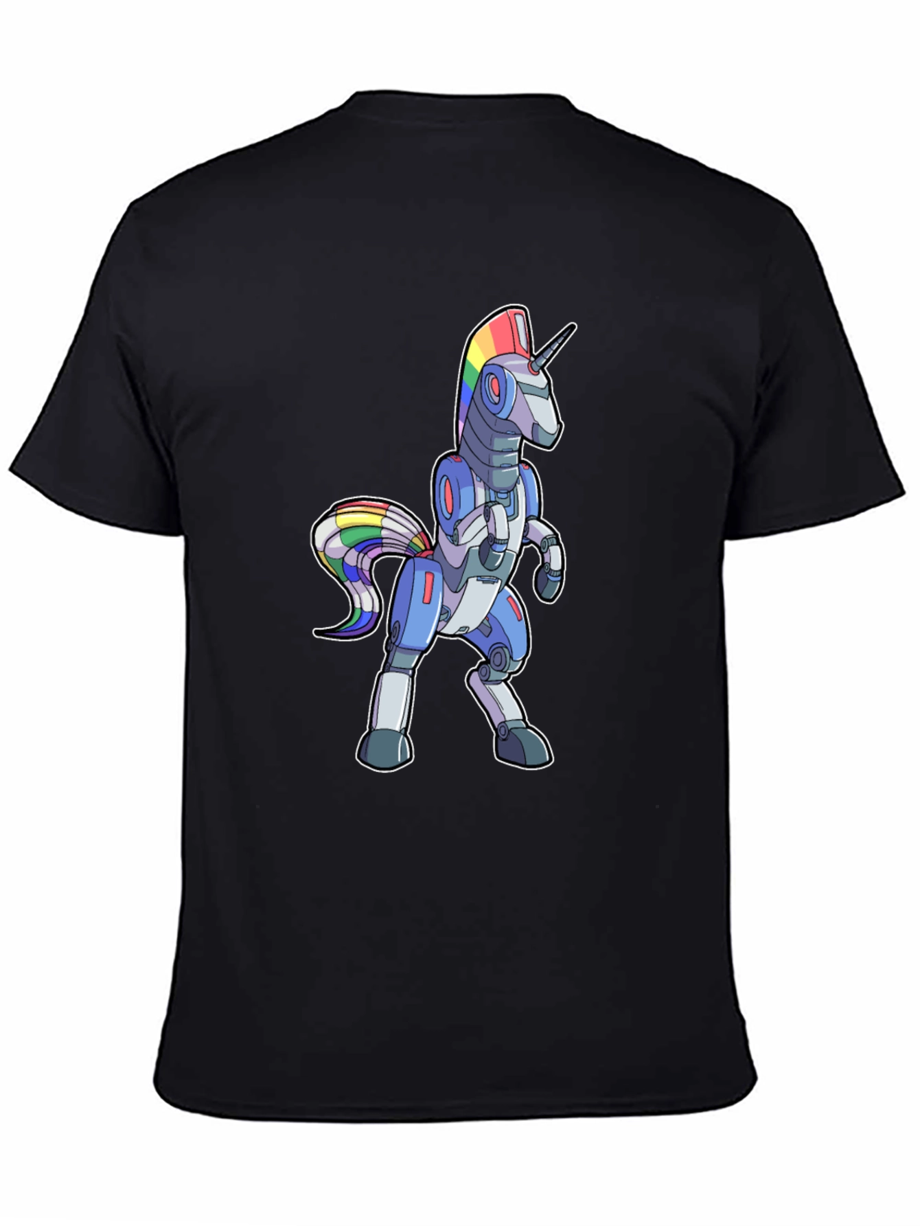Robot Unicorn Rainbow T-Shirt