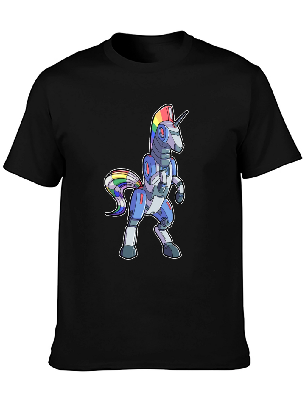 Robot Unicorn Rainbow T-Shirt