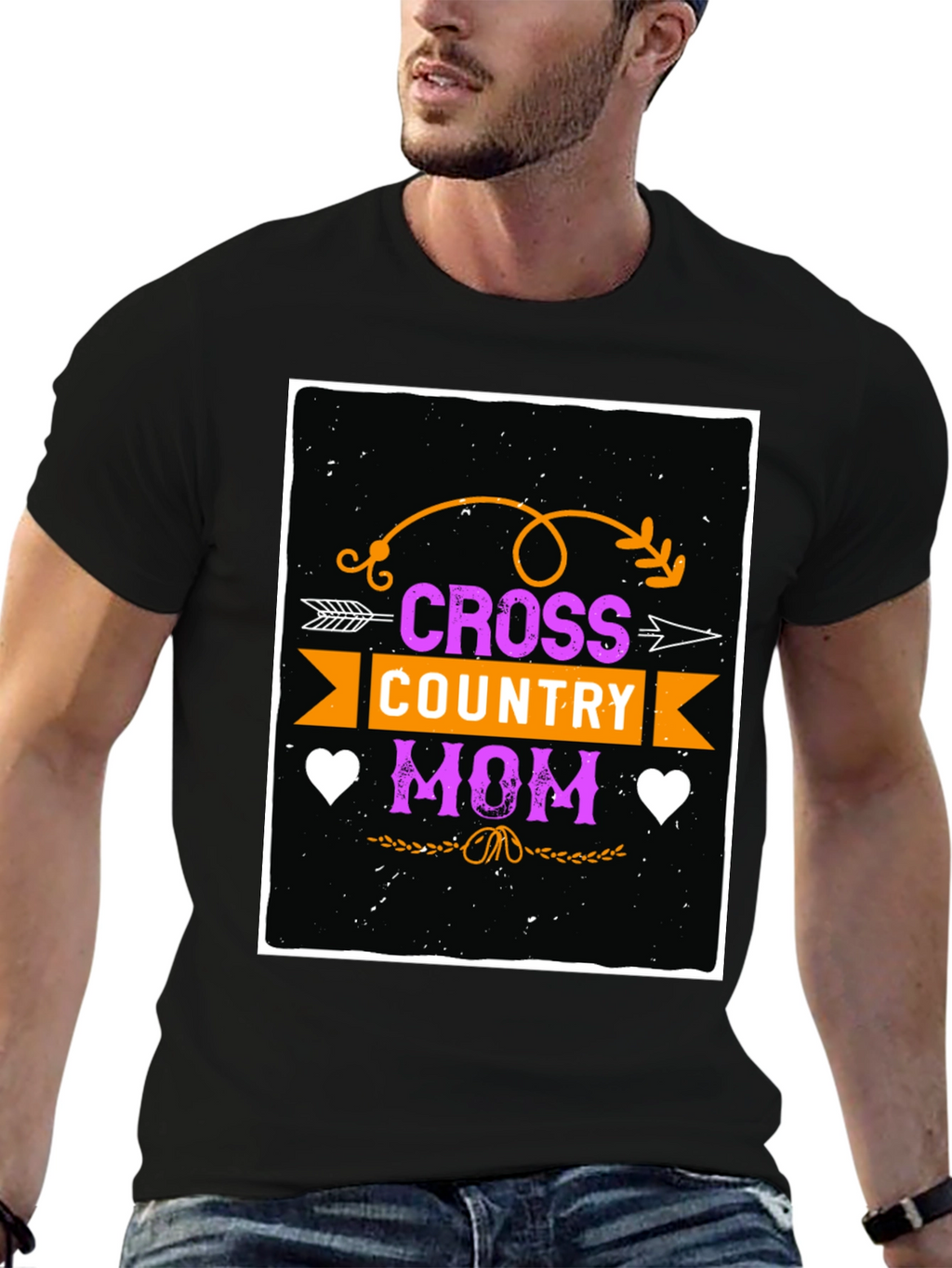Cross Country Mom Graphic T-Shirt
