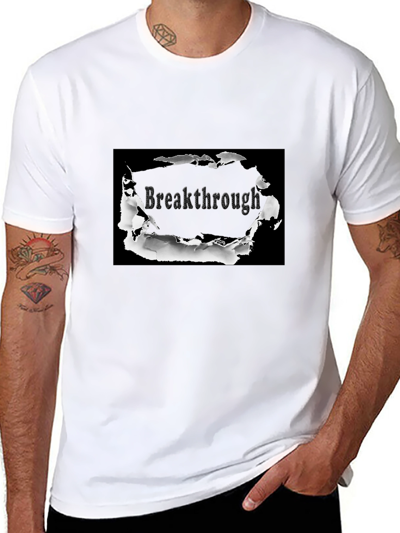 Breakthrough Graphic T-Shirt - Black