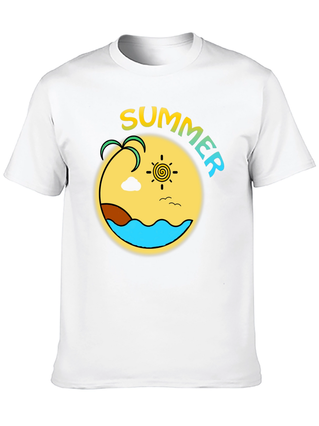 Summer Beach Graphic T-Shirt