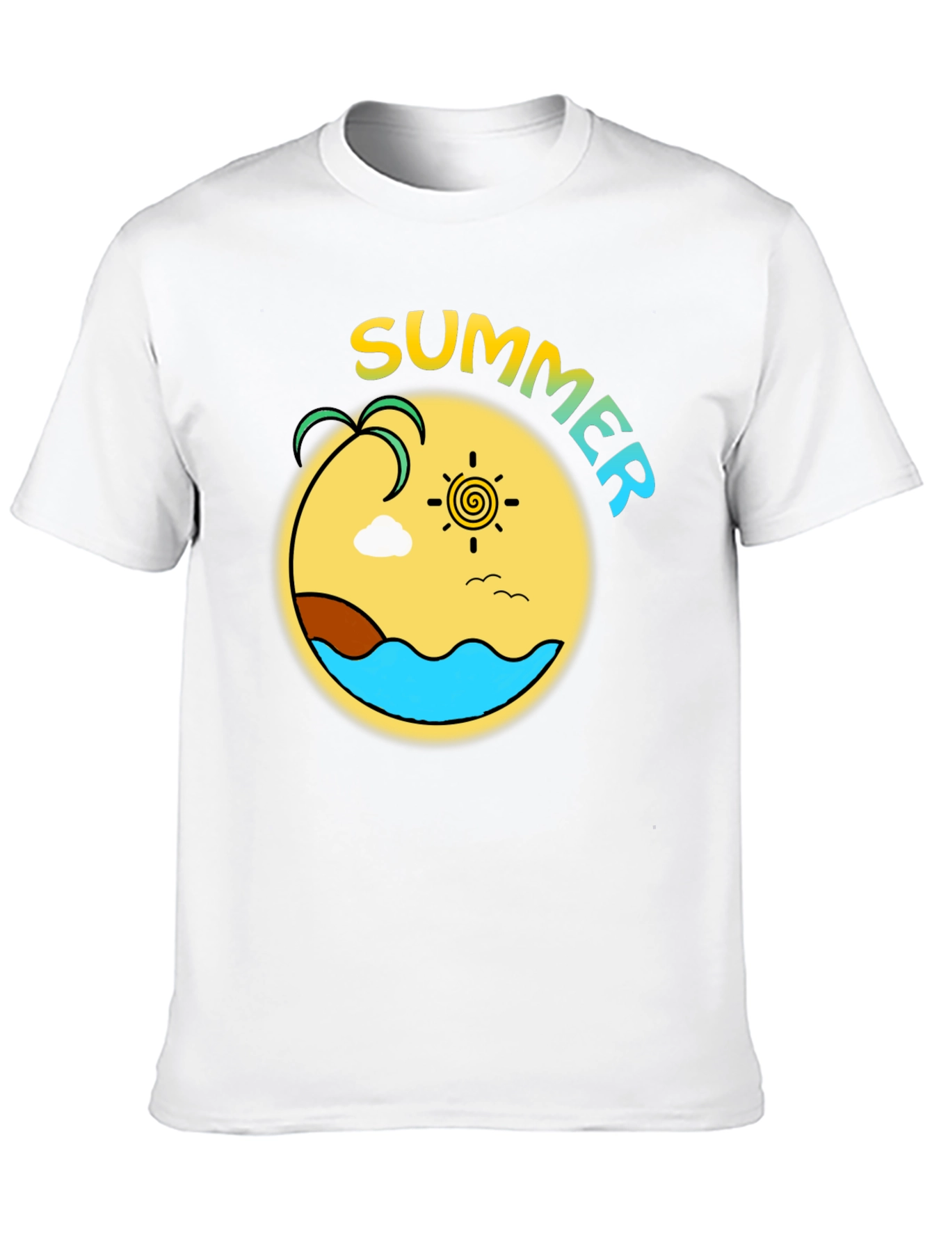 Summer Beach Graphic T-Shirt