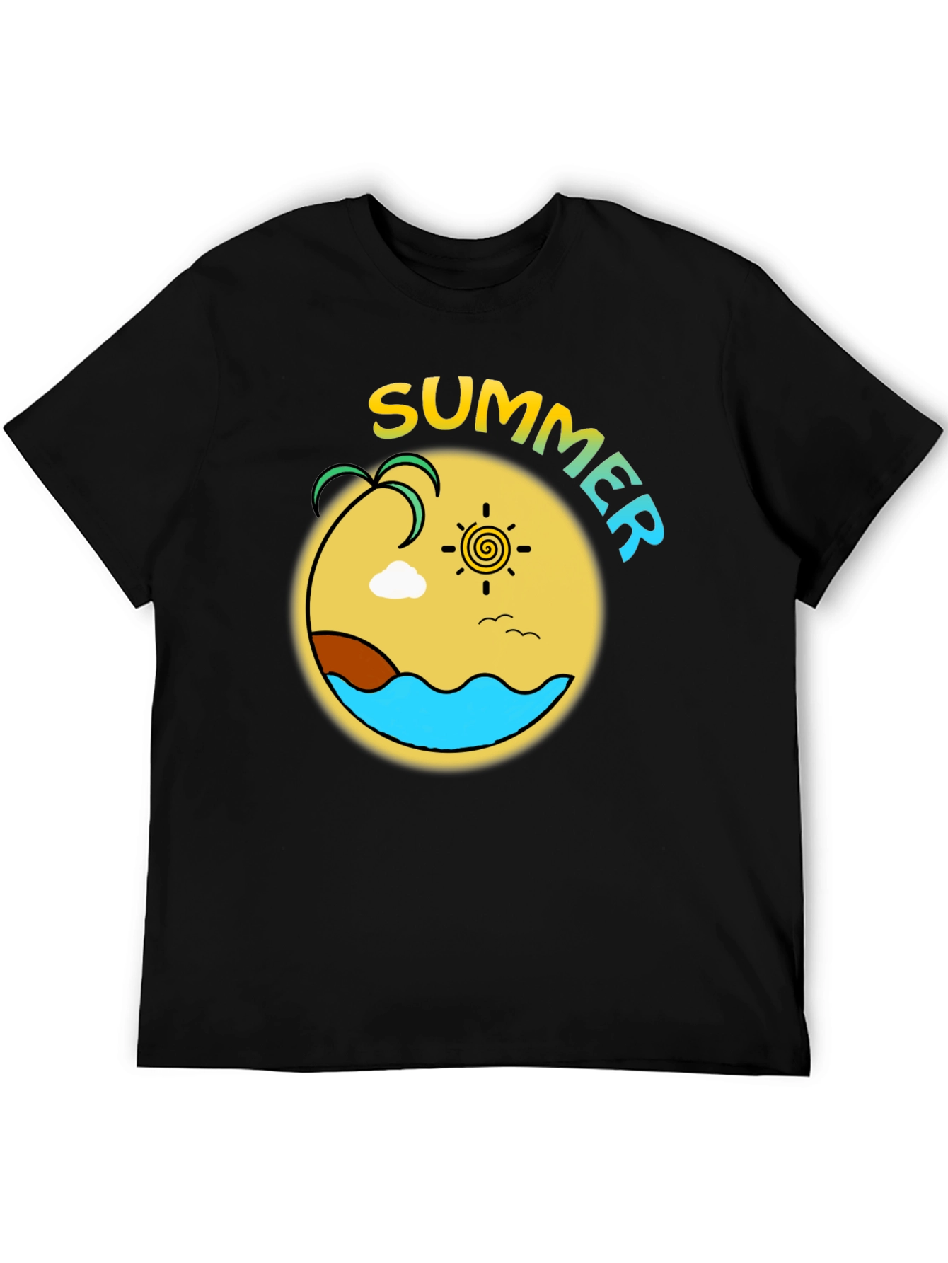 Summer Beach Graphic T-Shirt