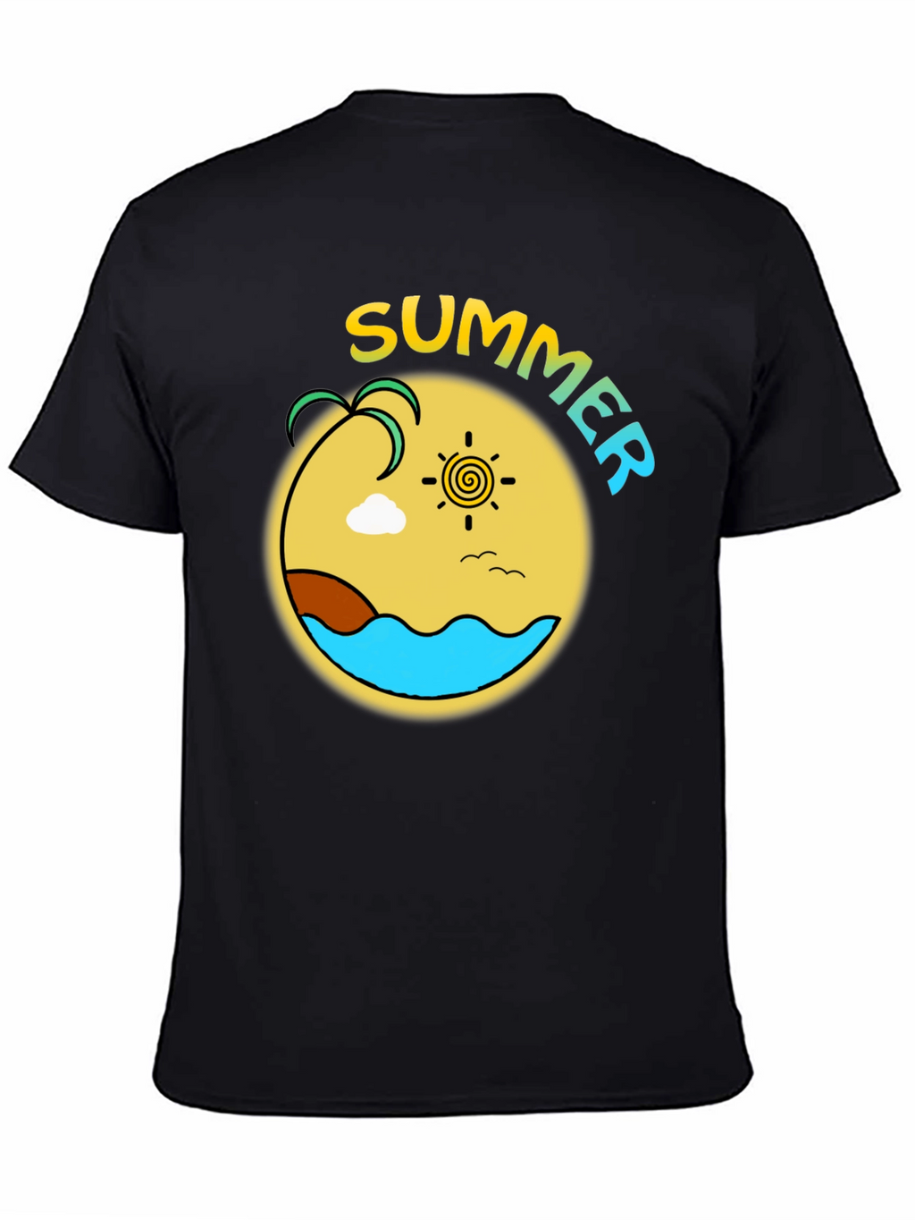 Summer Beach Graphic T-Shirt