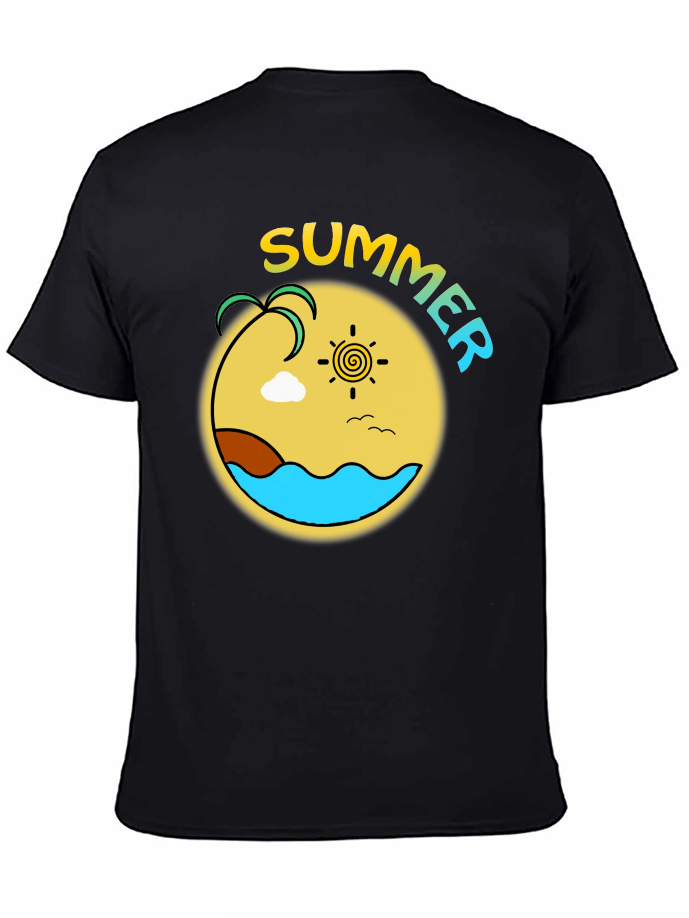 Summer Beach Graphic T-Shirt