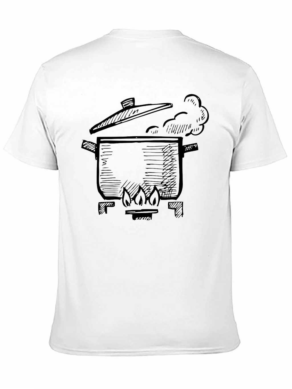 Boiling Pot Graphic T-Shirt - Black
