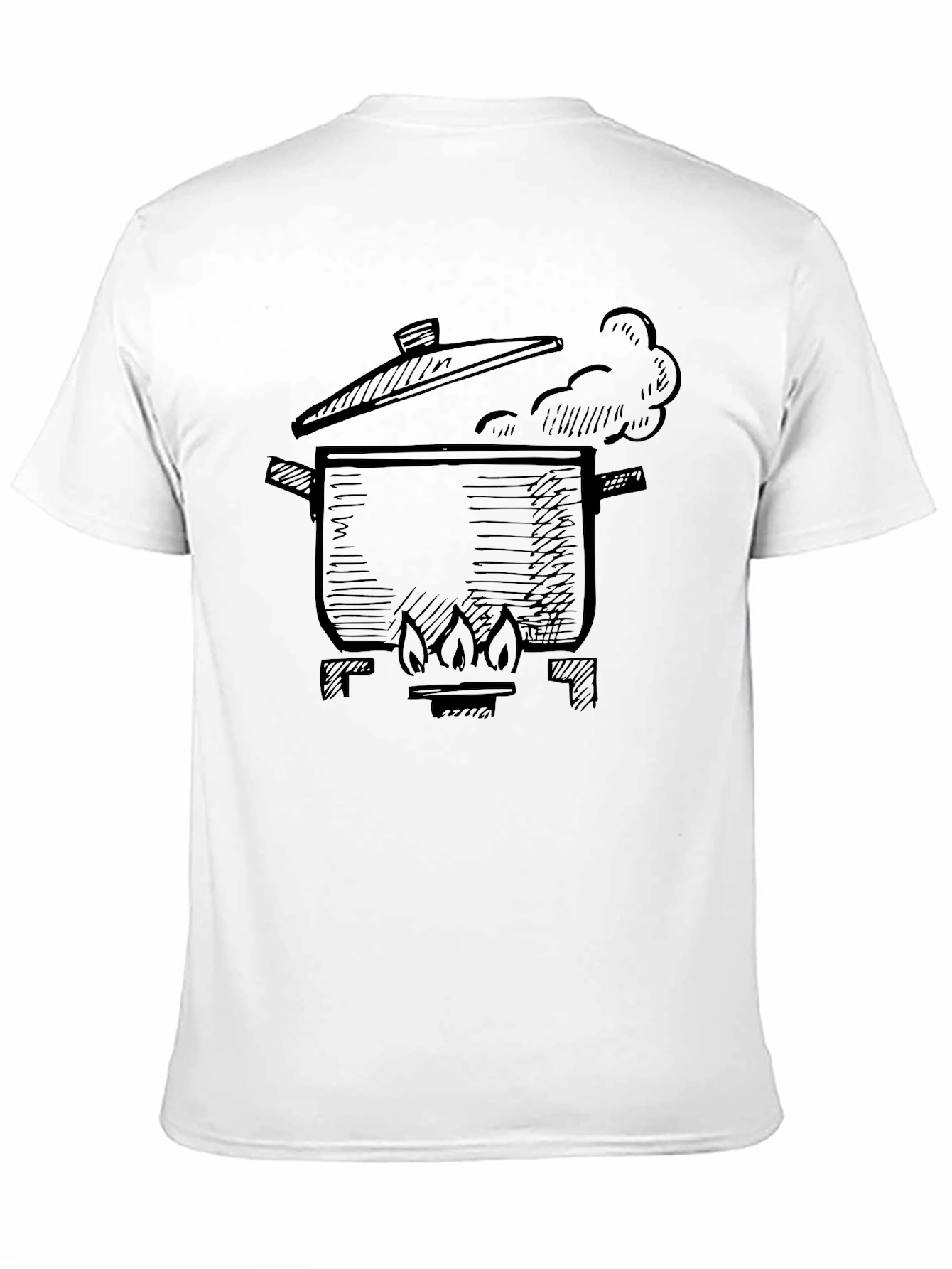Boiling Pot Graphic T-Shirt - Black