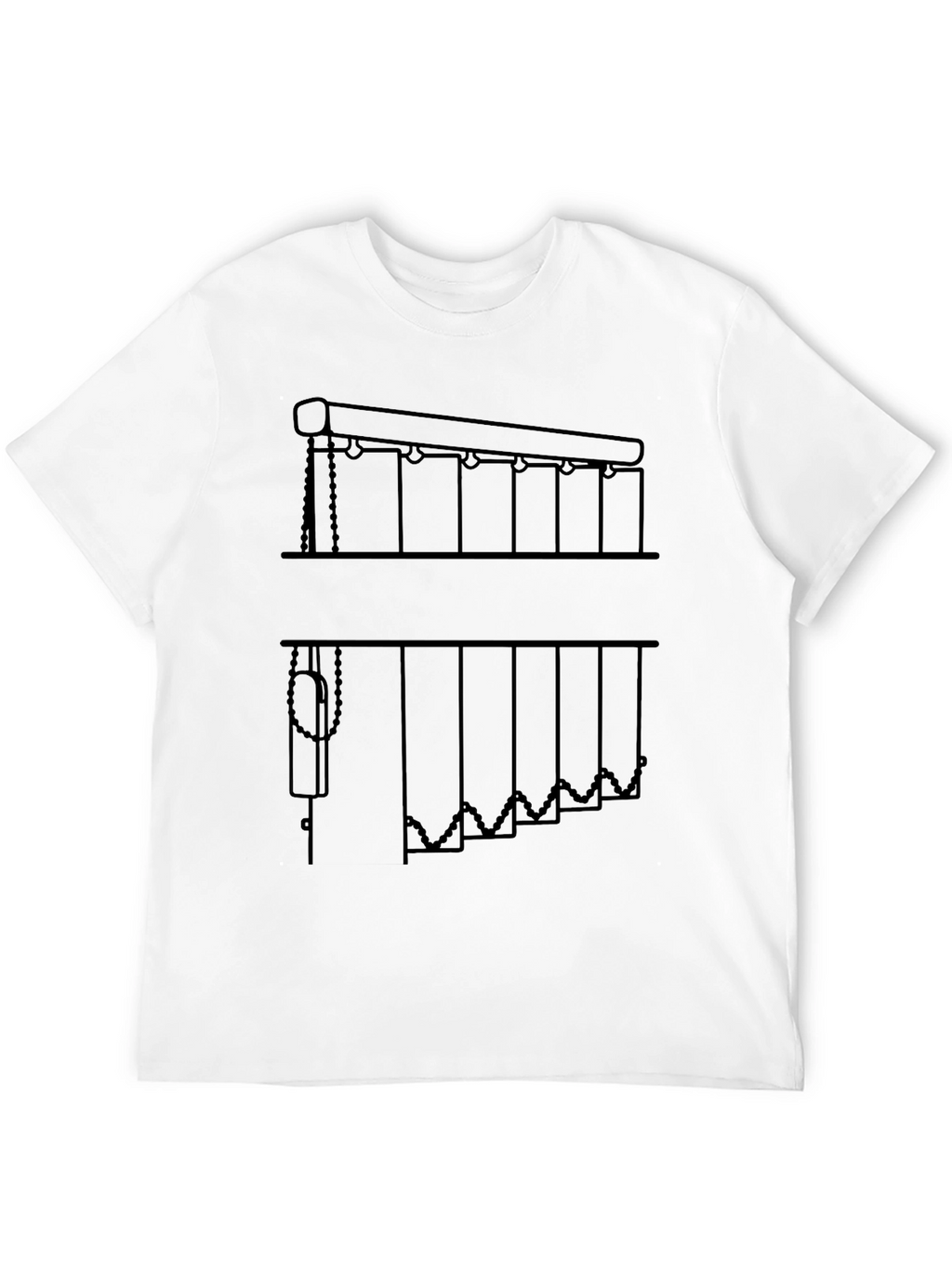 Modern Blinds Graphic Tee - Novelty Apparel