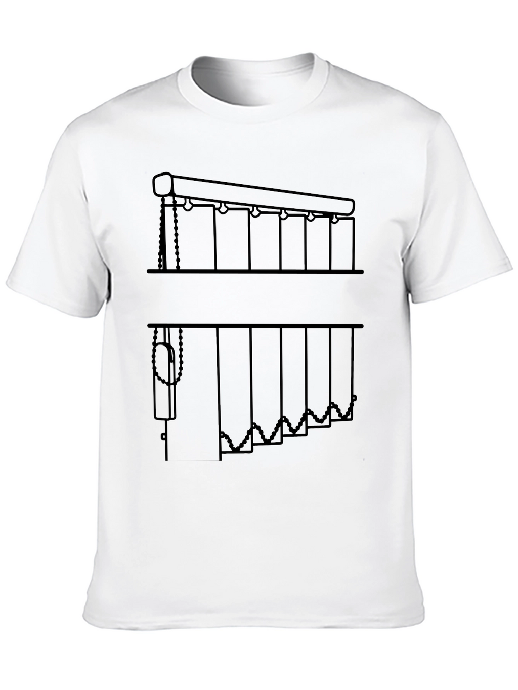 Modern Blinds Graphic Tee - Novelty Apparel