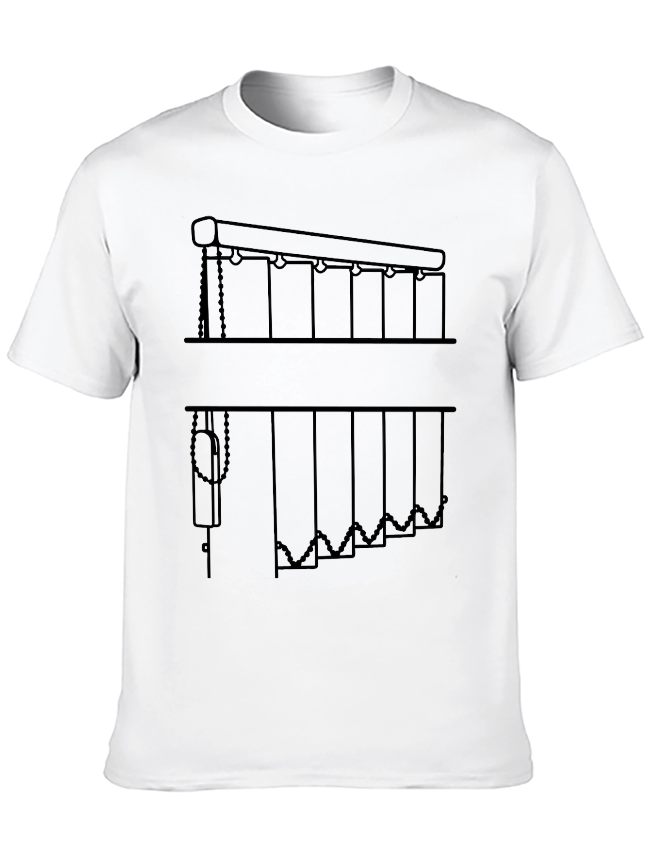 Modern Blinds Graphic Tee - Novelty Apparel