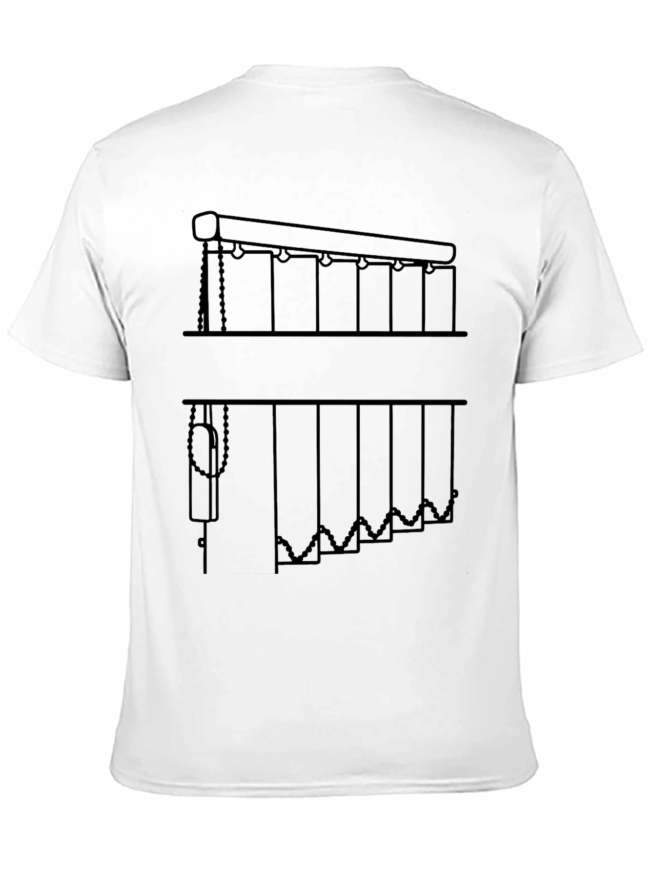 Modern Blinds Graphic Tee - Novelty Apparel