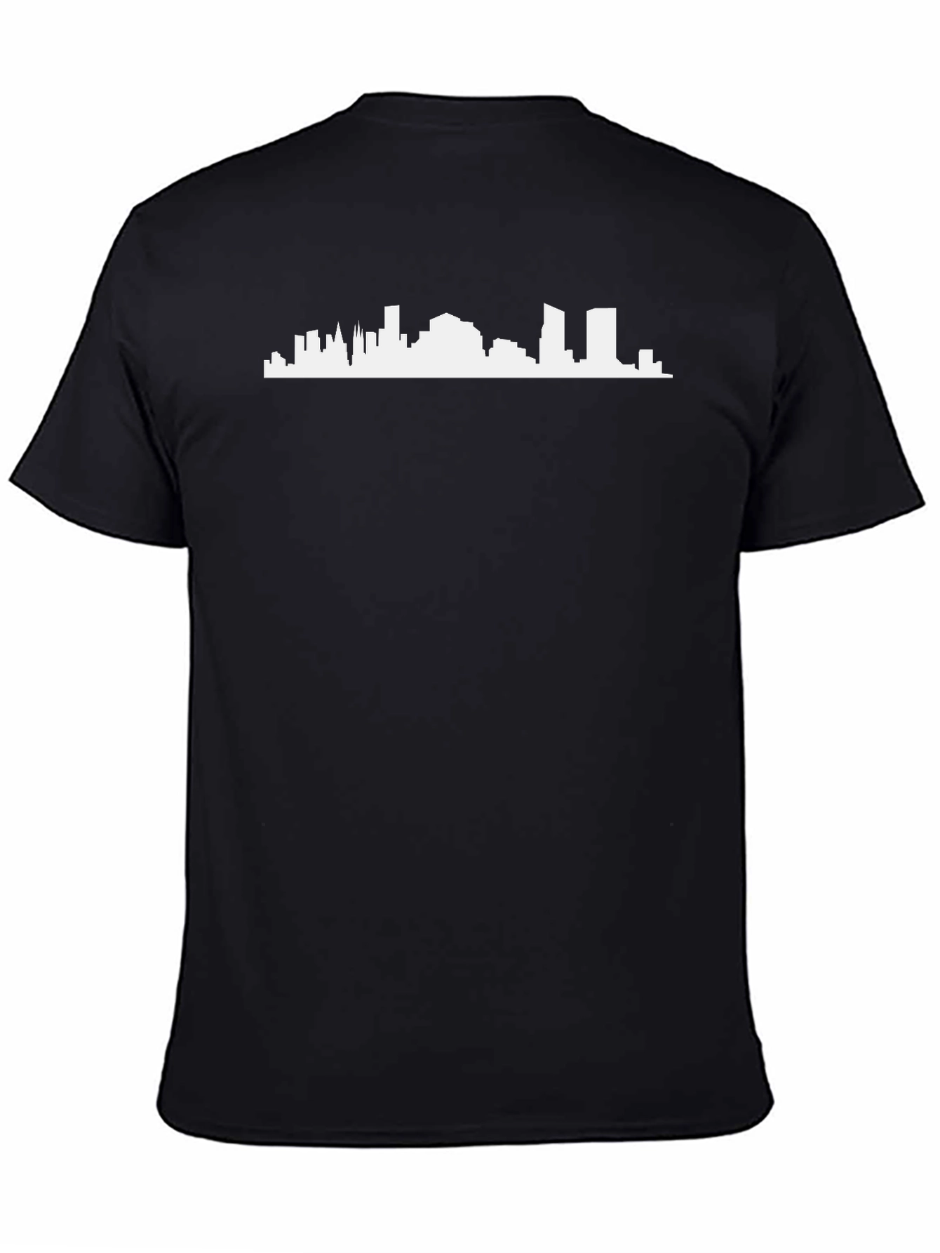 City Skyline Graphic T-Shirt - Black