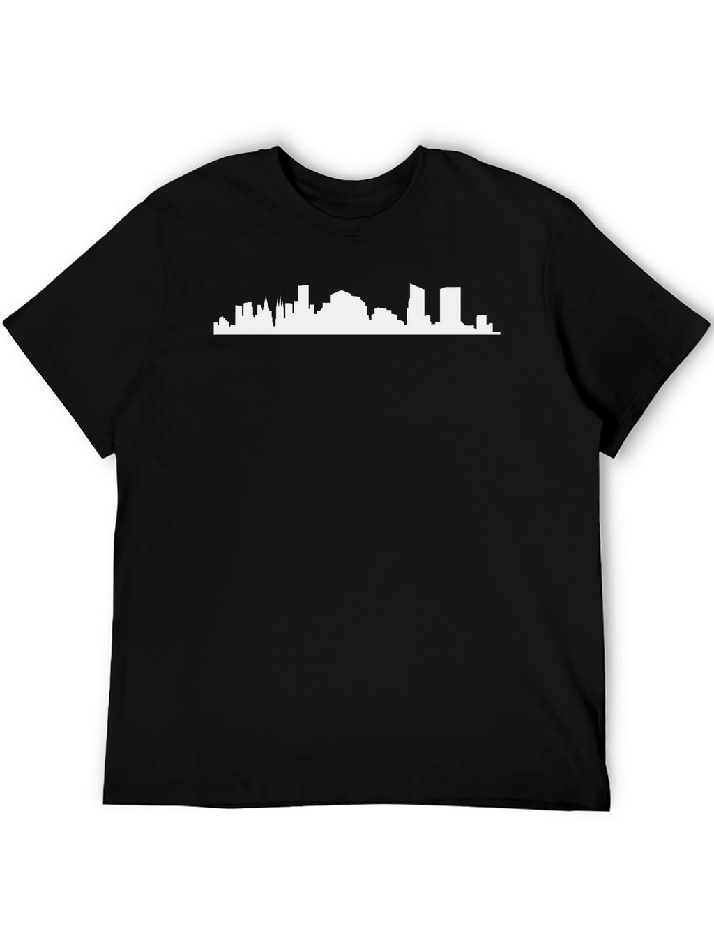 City Skyline Graphic T-Shirt - Black