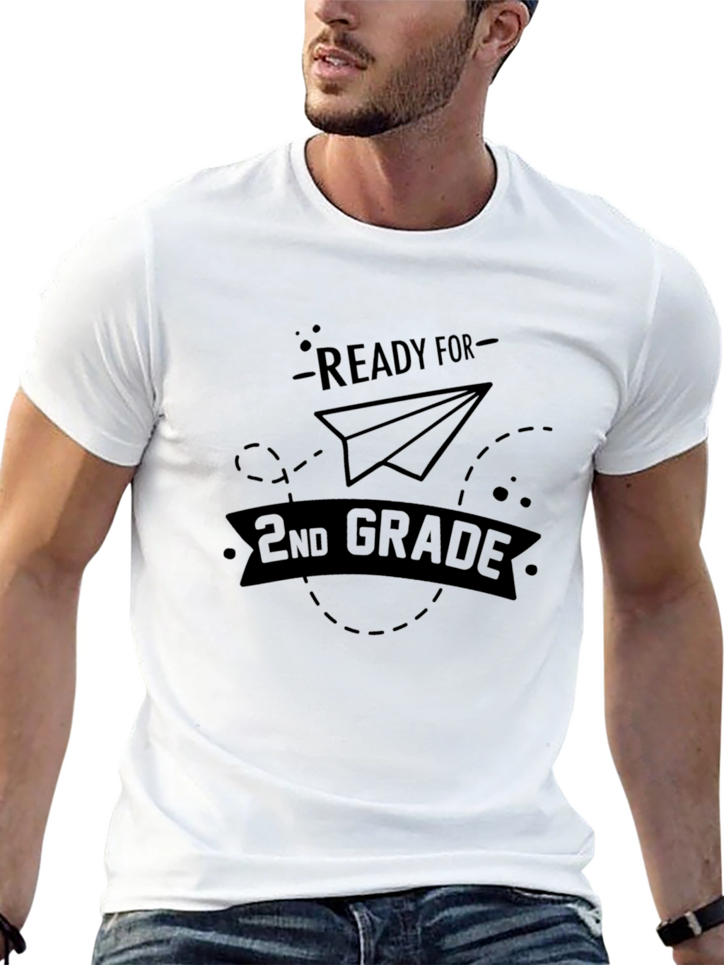 Ready for 2nd Grade Black T-Shirt