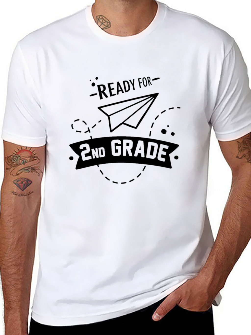 Ready for 2nd Grade Black T-Shirt