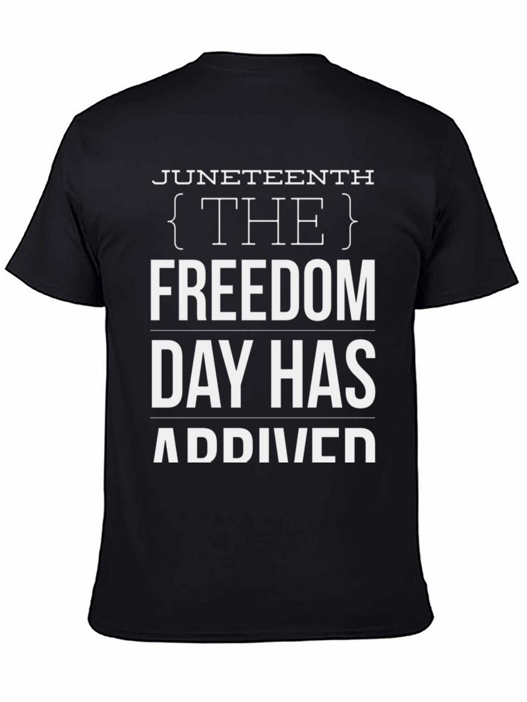 Juneteenth Freedom Day T-Shirt - Black
