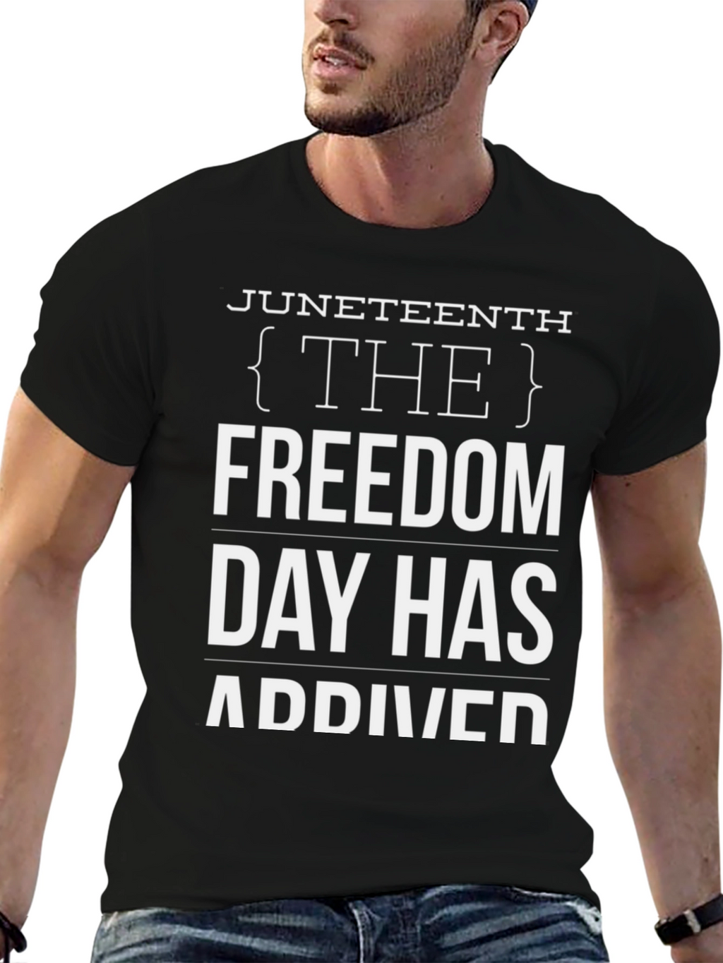 Juneteenth Freedom Day T-Shirt - Black