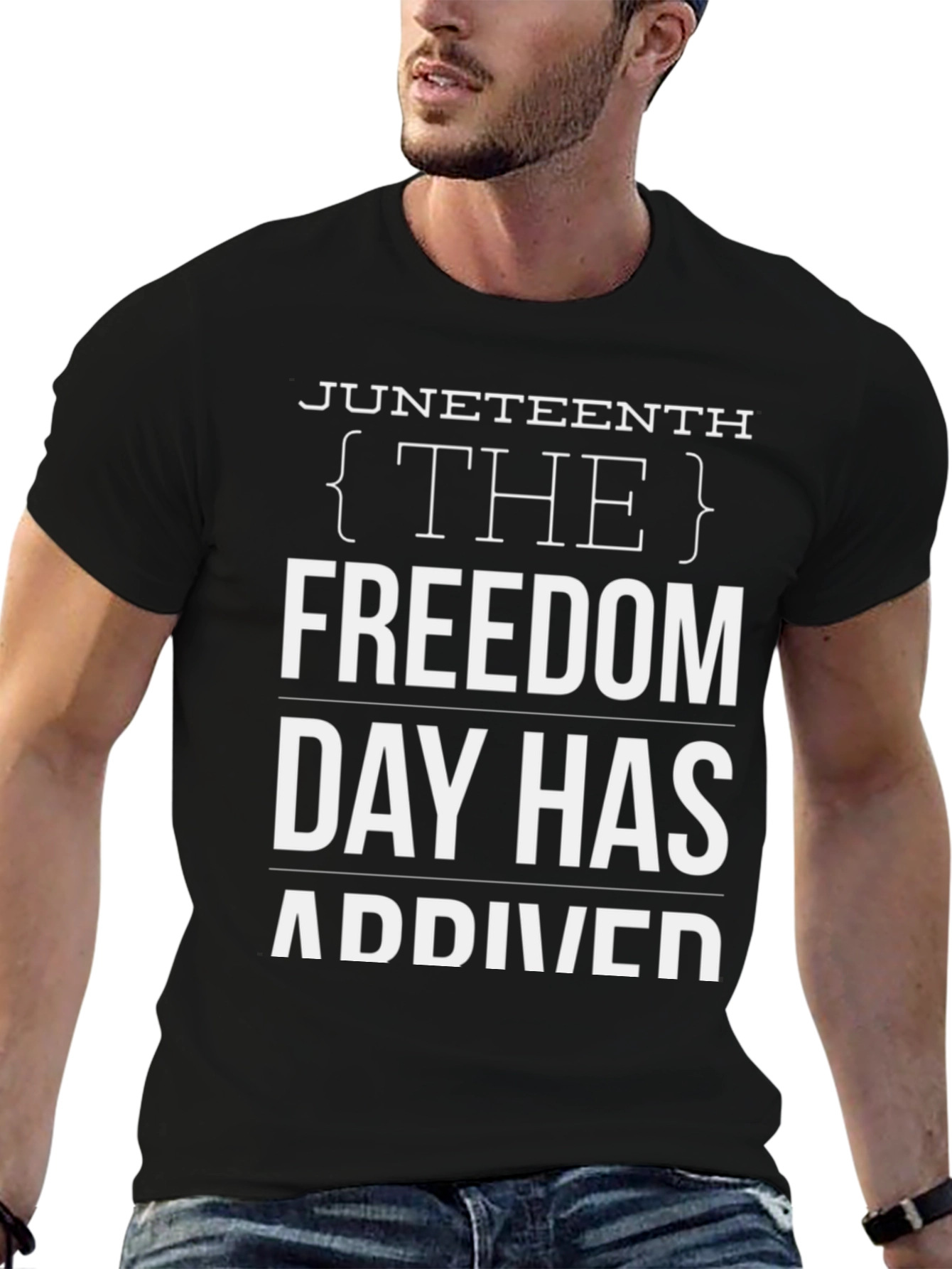 Juneteenth Freedom Day T-Shirt - Black