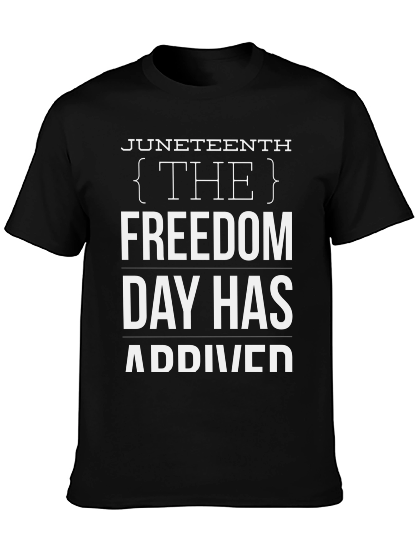 Juneteenth Freedom Day T-Shirt - Black