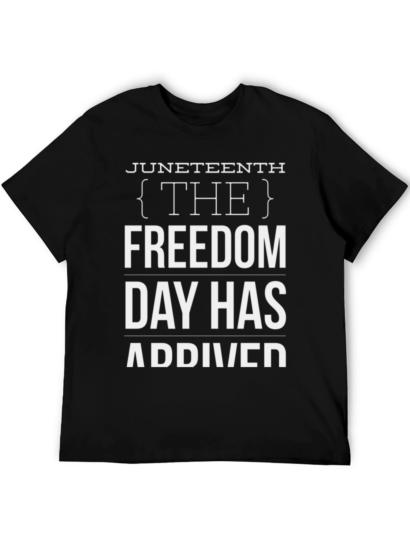 Juneteenth Freedom Day T-Shirt - Black
