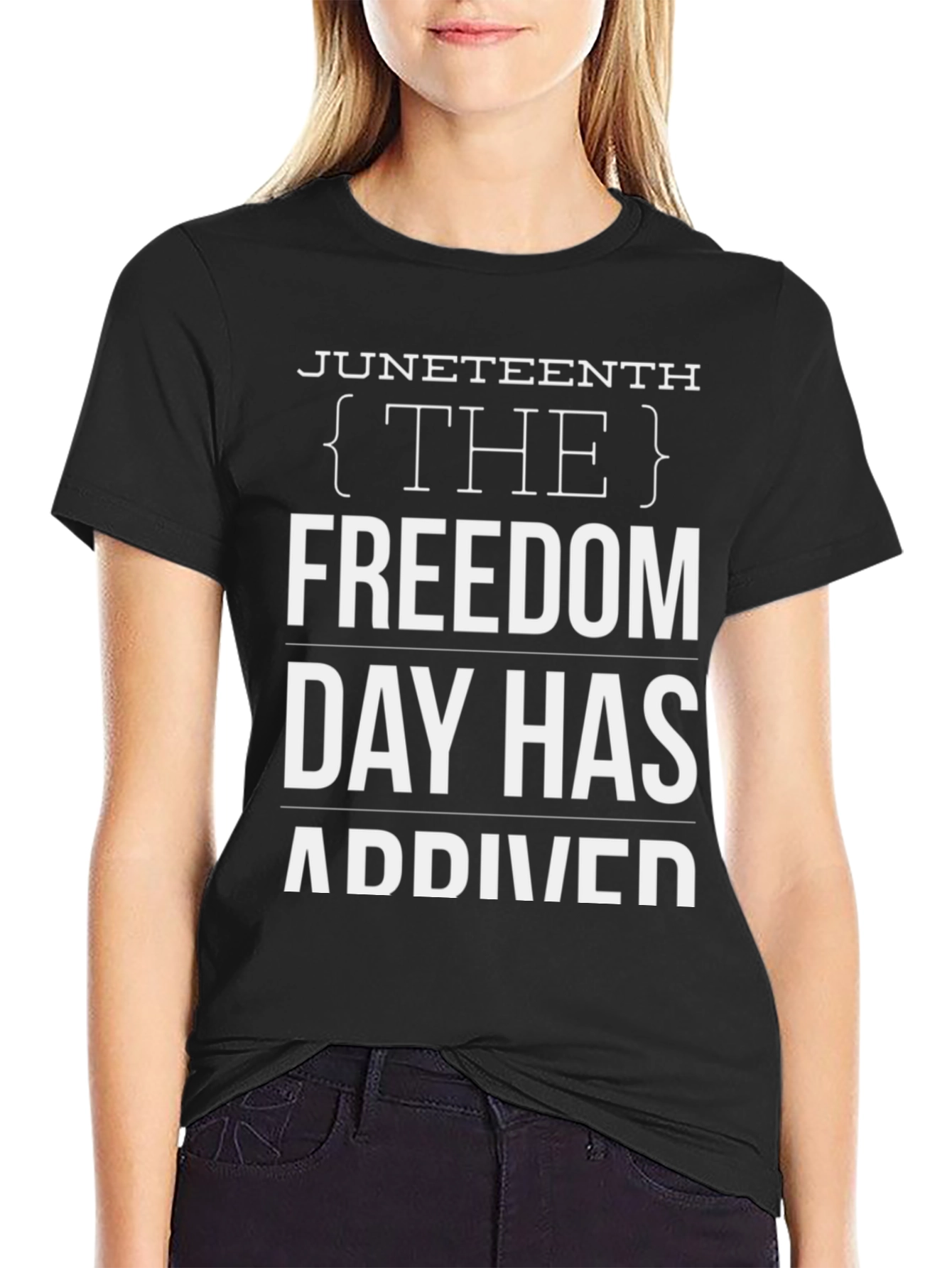 Juneteenth Freedom Day T-Shirt - Black