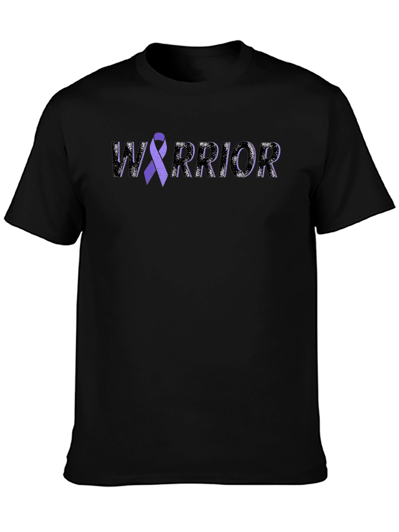 Warrior T-Shirt - Purple Ribbon Awareness Tee