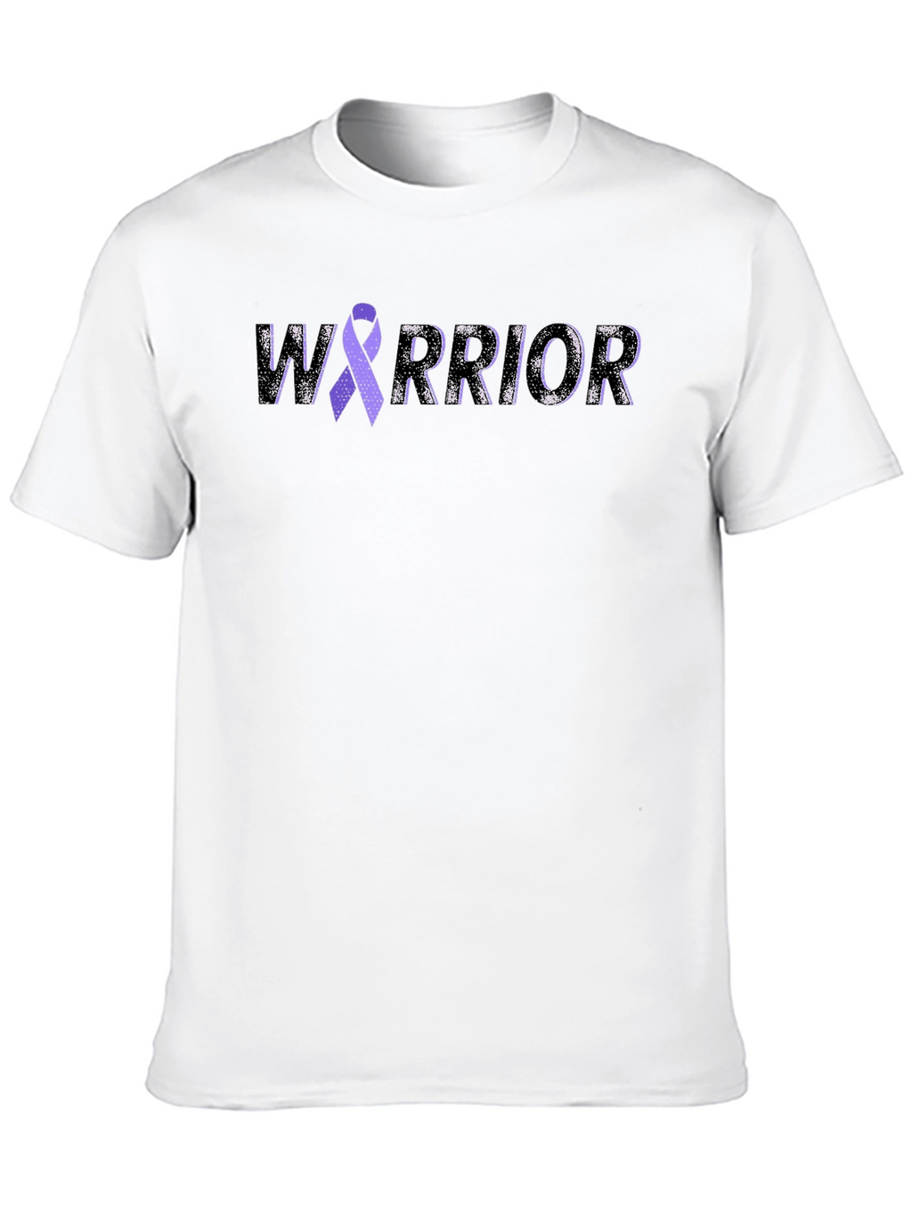 Warrior T-Shirt - Purple Ribbon Awareness Tee