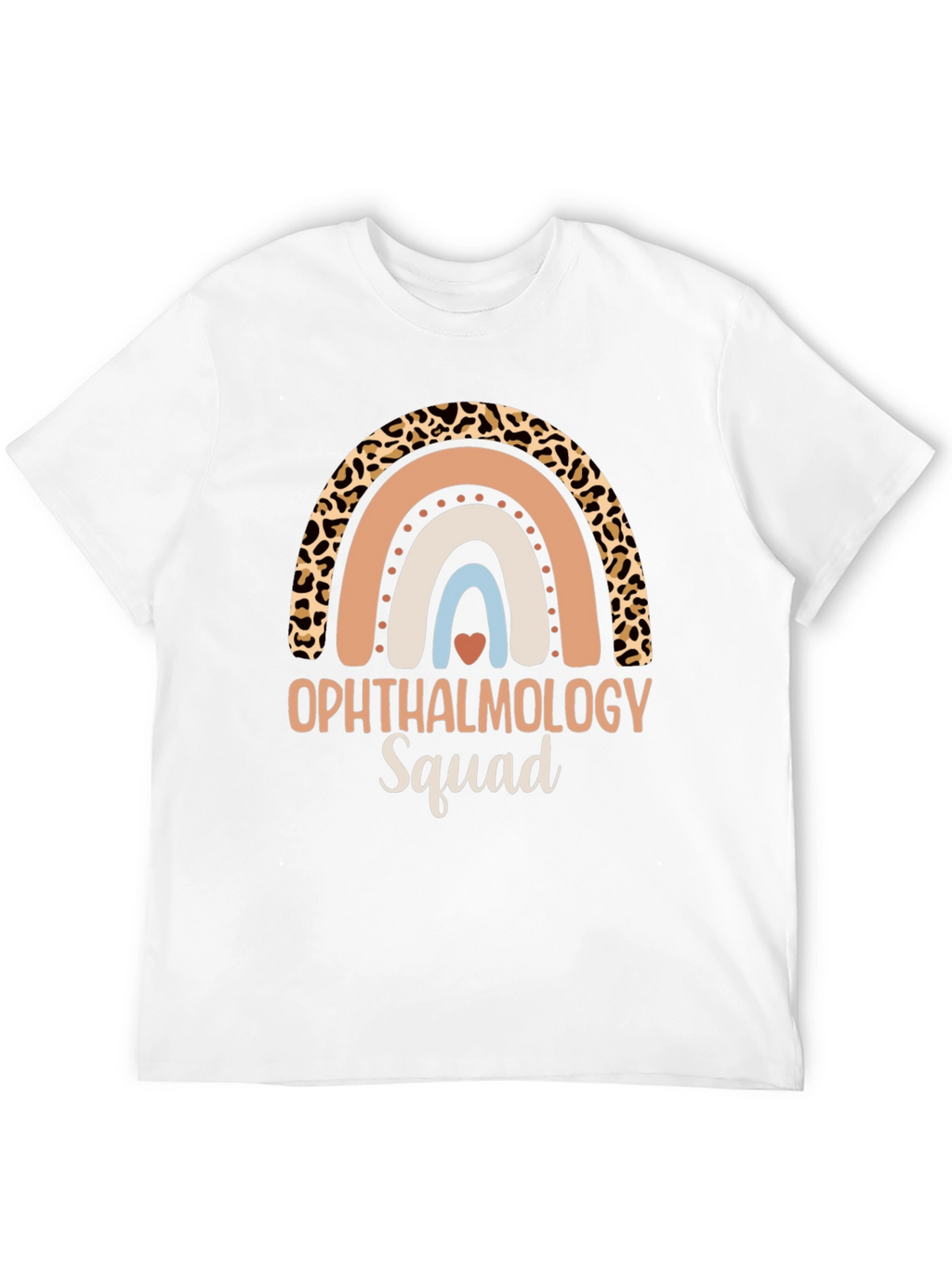 Ophthalmology Squad Rainbow Leopard Print T-Shirt